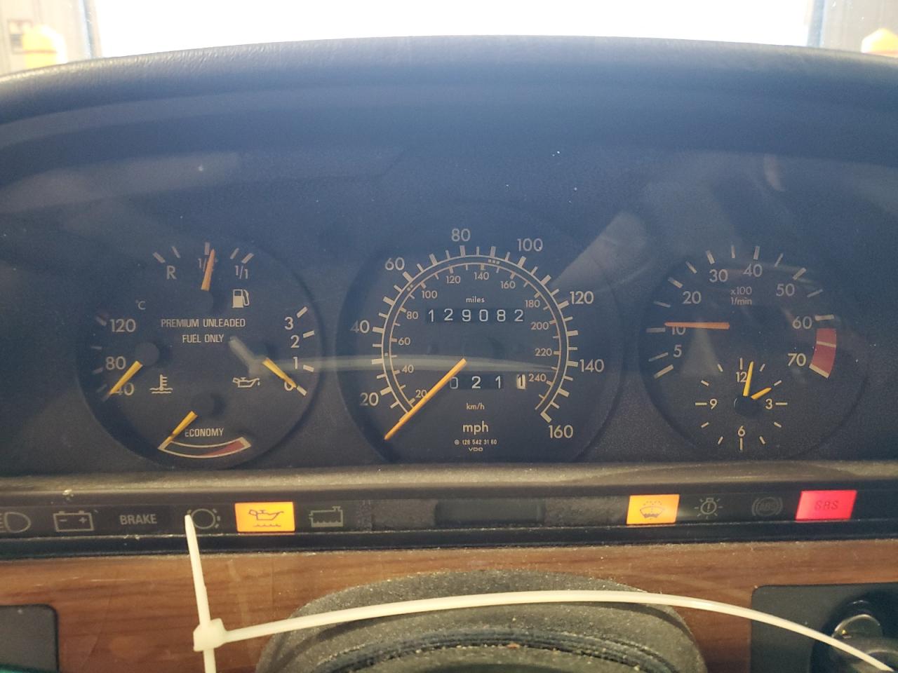 1991 Mercedes-benz 300 Se Black vin: WDBCA24D5MA582629