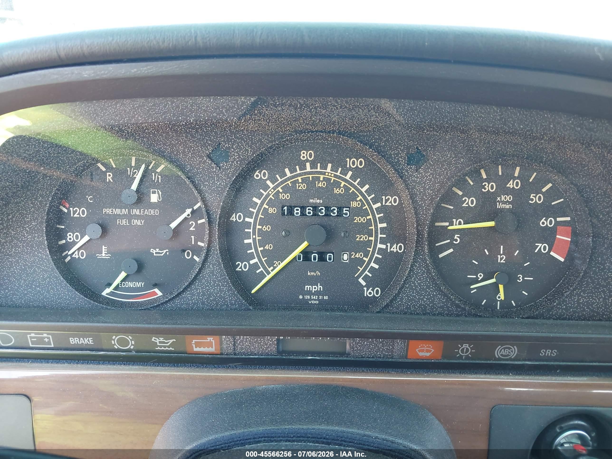 1990 Mercedes-benz 300 Se Dark Blue vin: WDBCA24D6LA505881