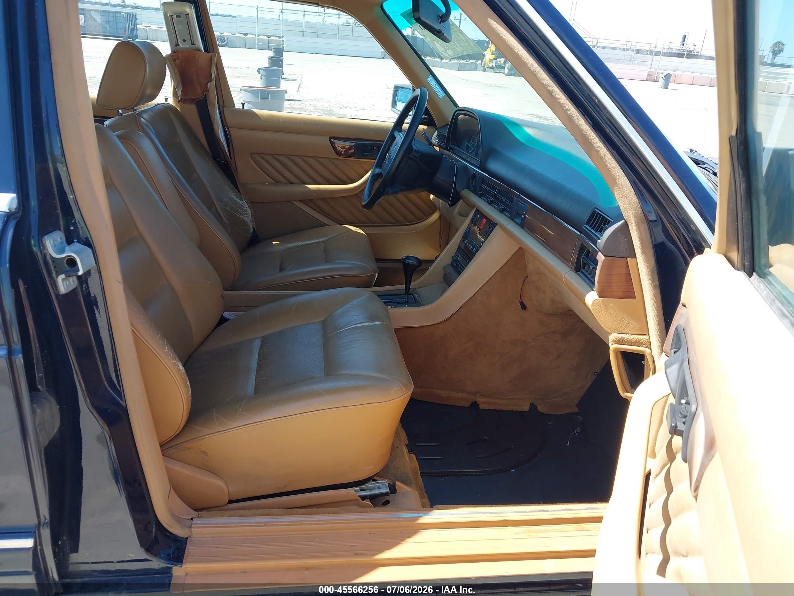1990 Mercedes-benz 300 Se Dark Blue vin: WDBCA24D6LA505881