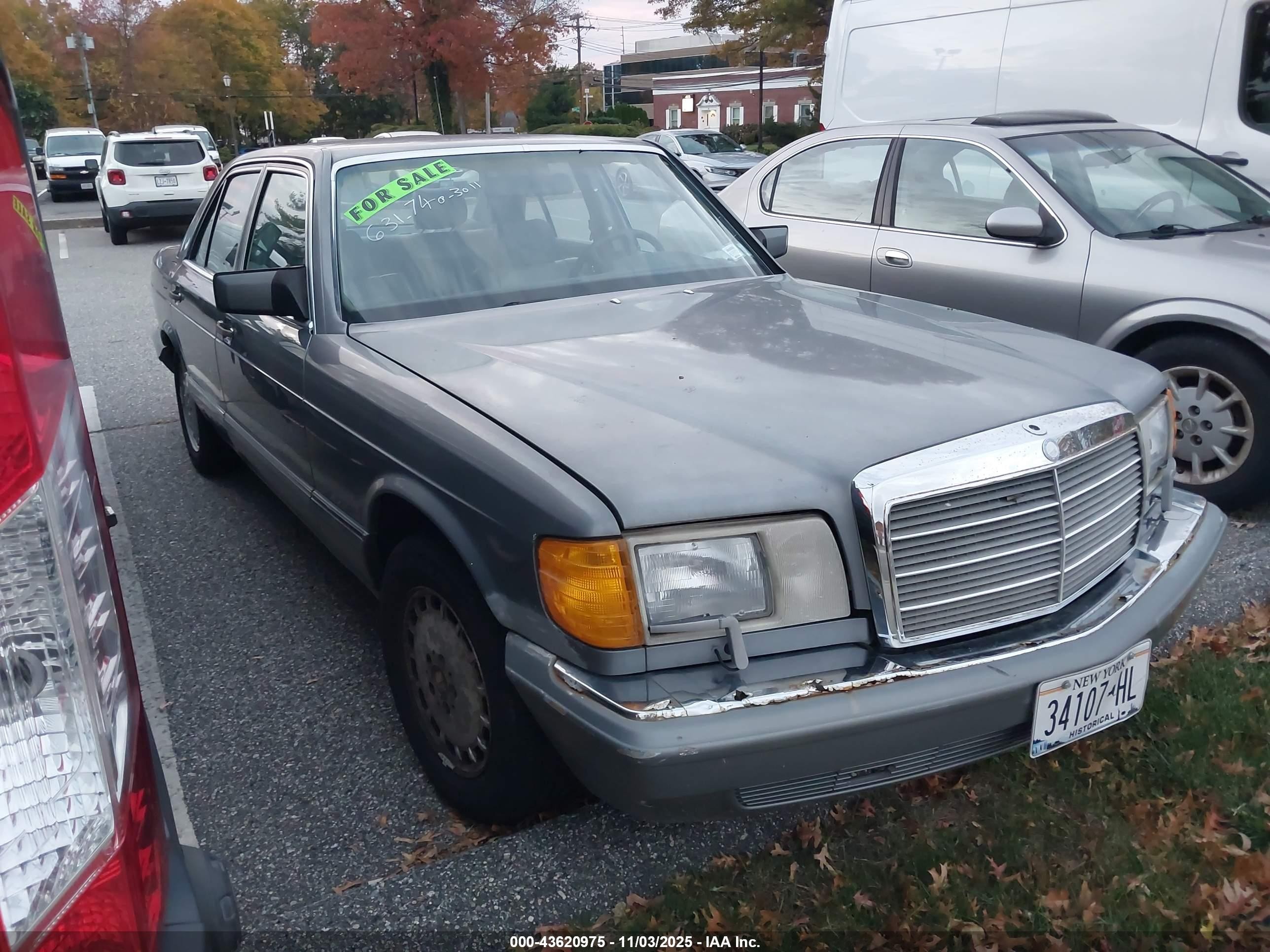 1988 Mercedes-benz 300 Se Silver vin: WDBCA24D7JA397428