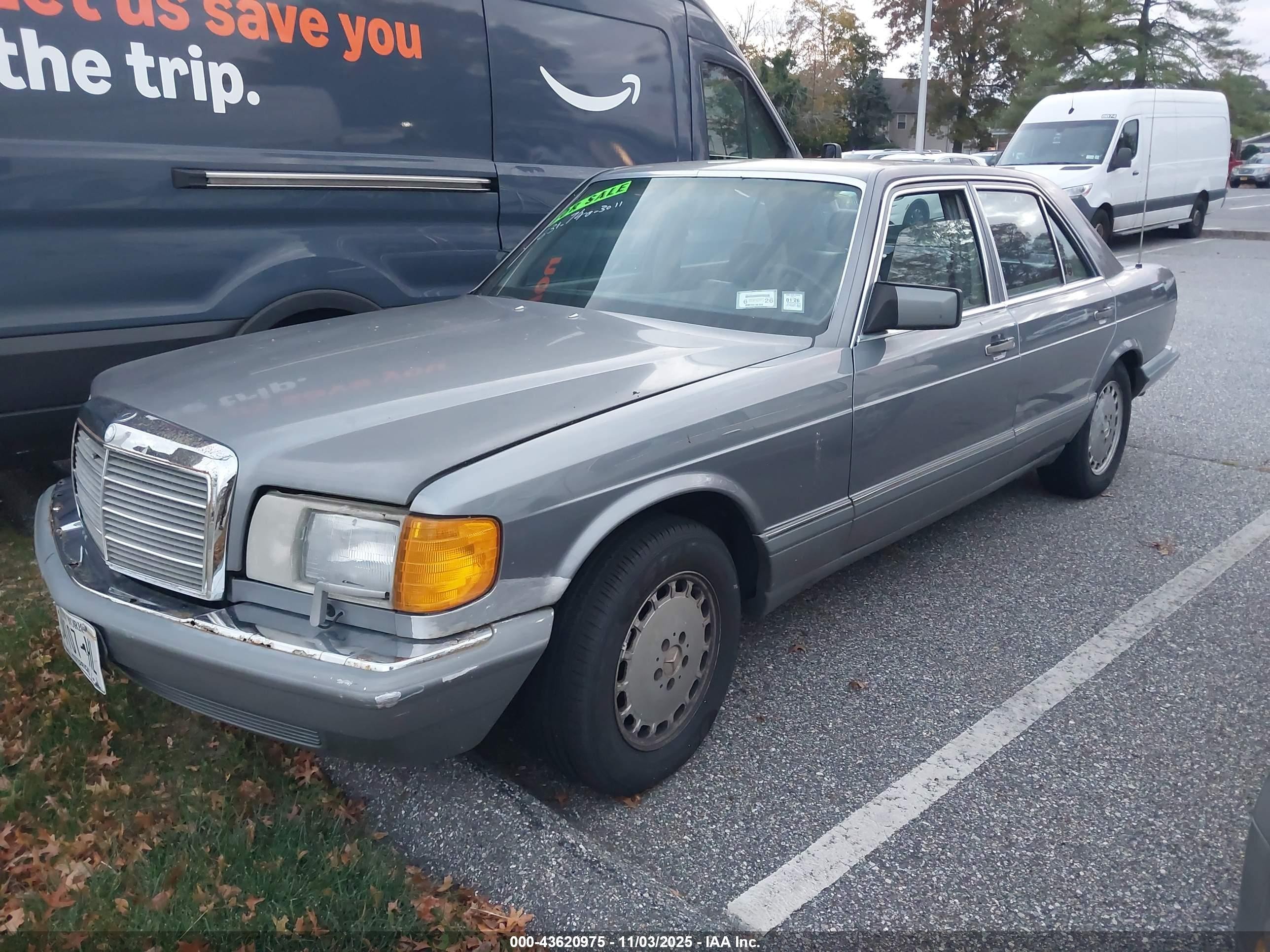 1988 Mercedes-benz 300 Se Silver vin: WDBCA24D7JA397428