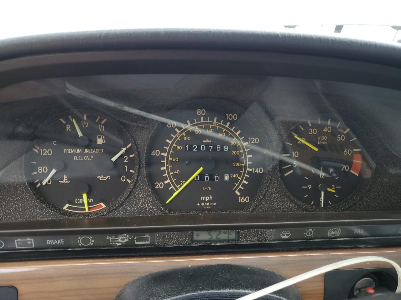 1990 Mercedes-benz 300 Se Gray vin: WDBCA24D8LA508779