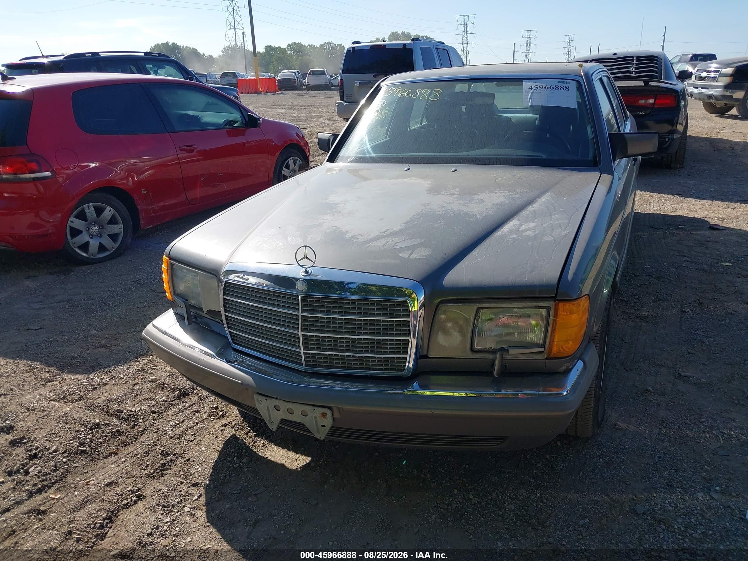 1989 Mercedes-benz 300 Se Gray vin: WDBCA24DXKA449538