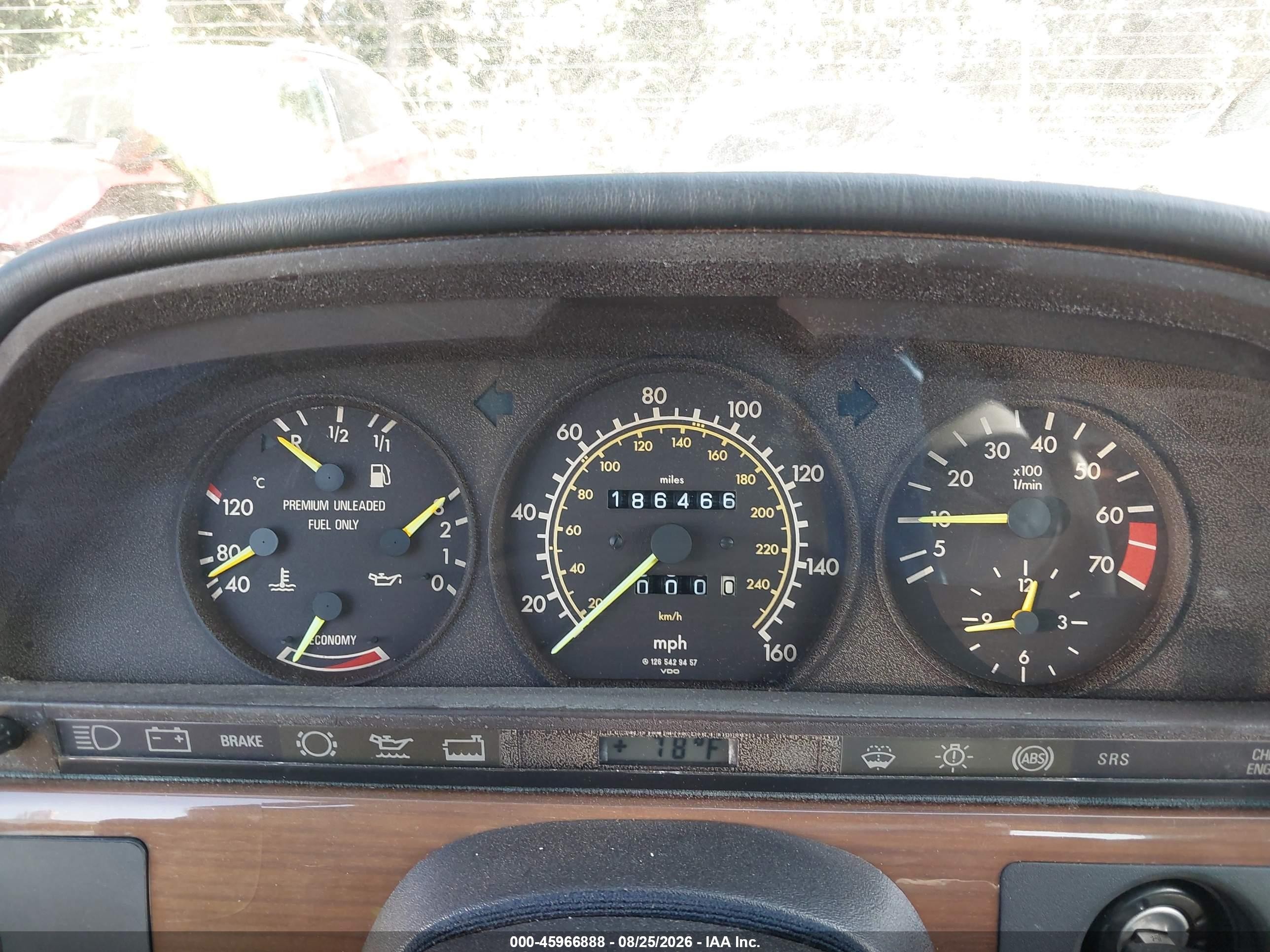 1989 Mercedes-benz 300 Se Gray vin: WDBCA24DXKA449538