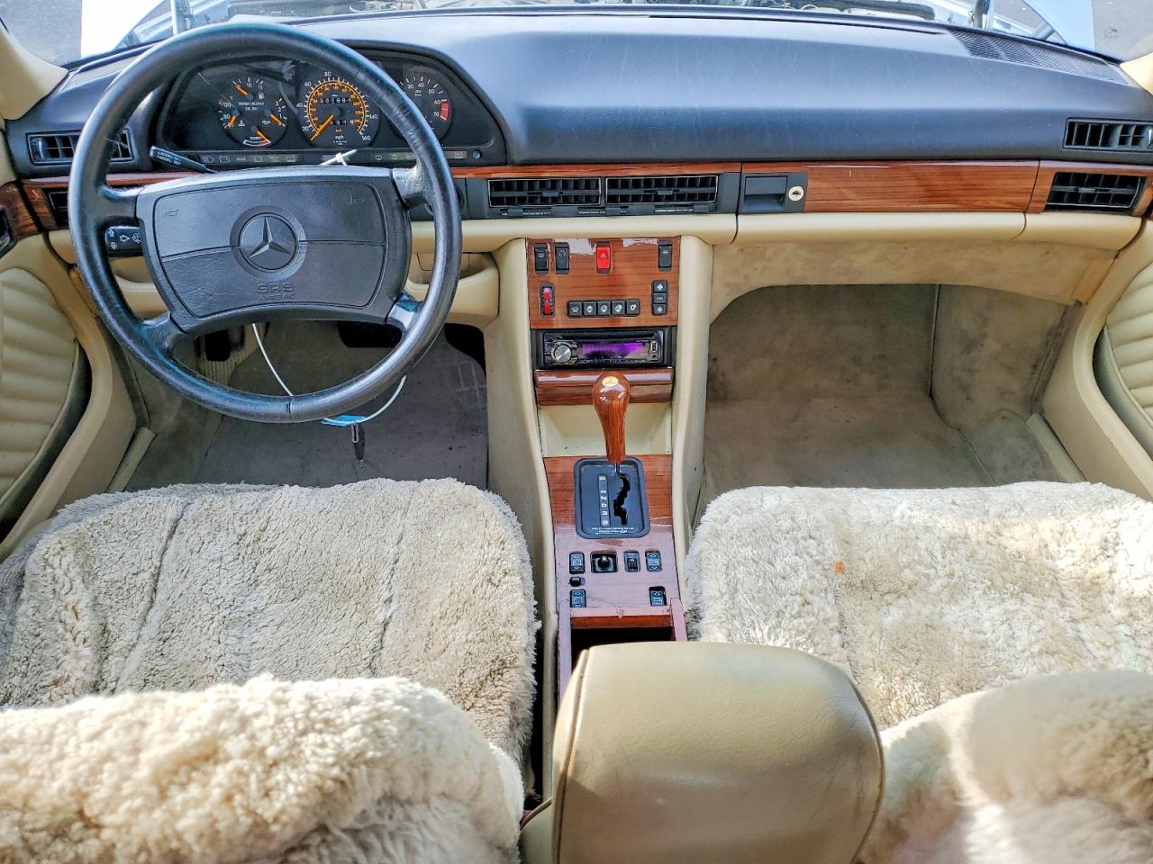 1991 Mercedes-benz 300 Se Blue vin: WDBCA24DXMA592699