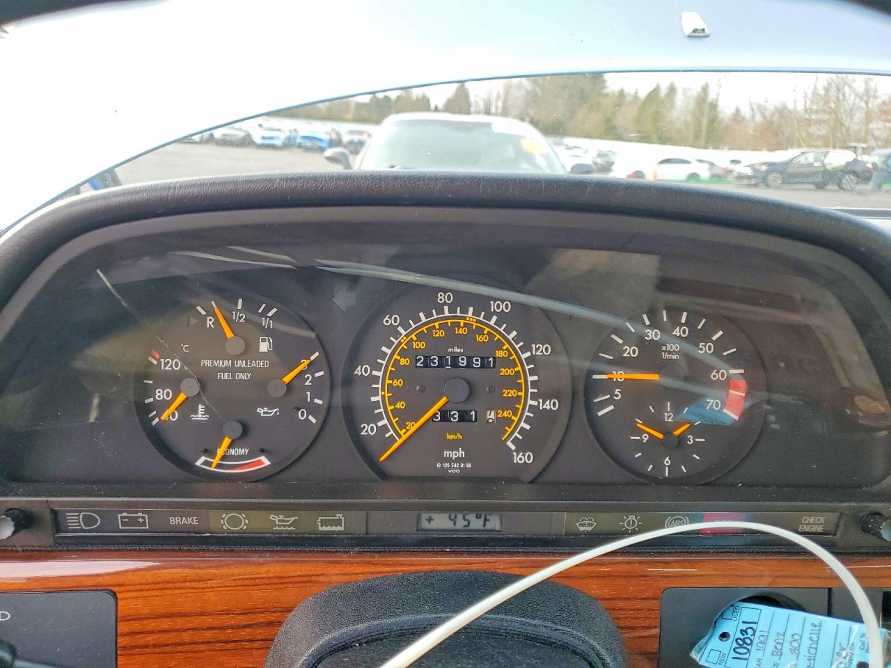 1991 Mercedes-benz 300 Se Blue vin: WDBCA24DXMA592699