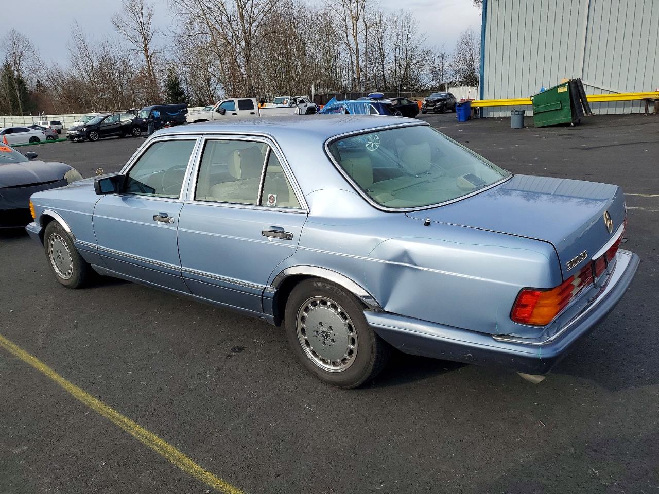 1991 Mercedes-benz 300 Se Blue vin: WDBCA24DXMA592699