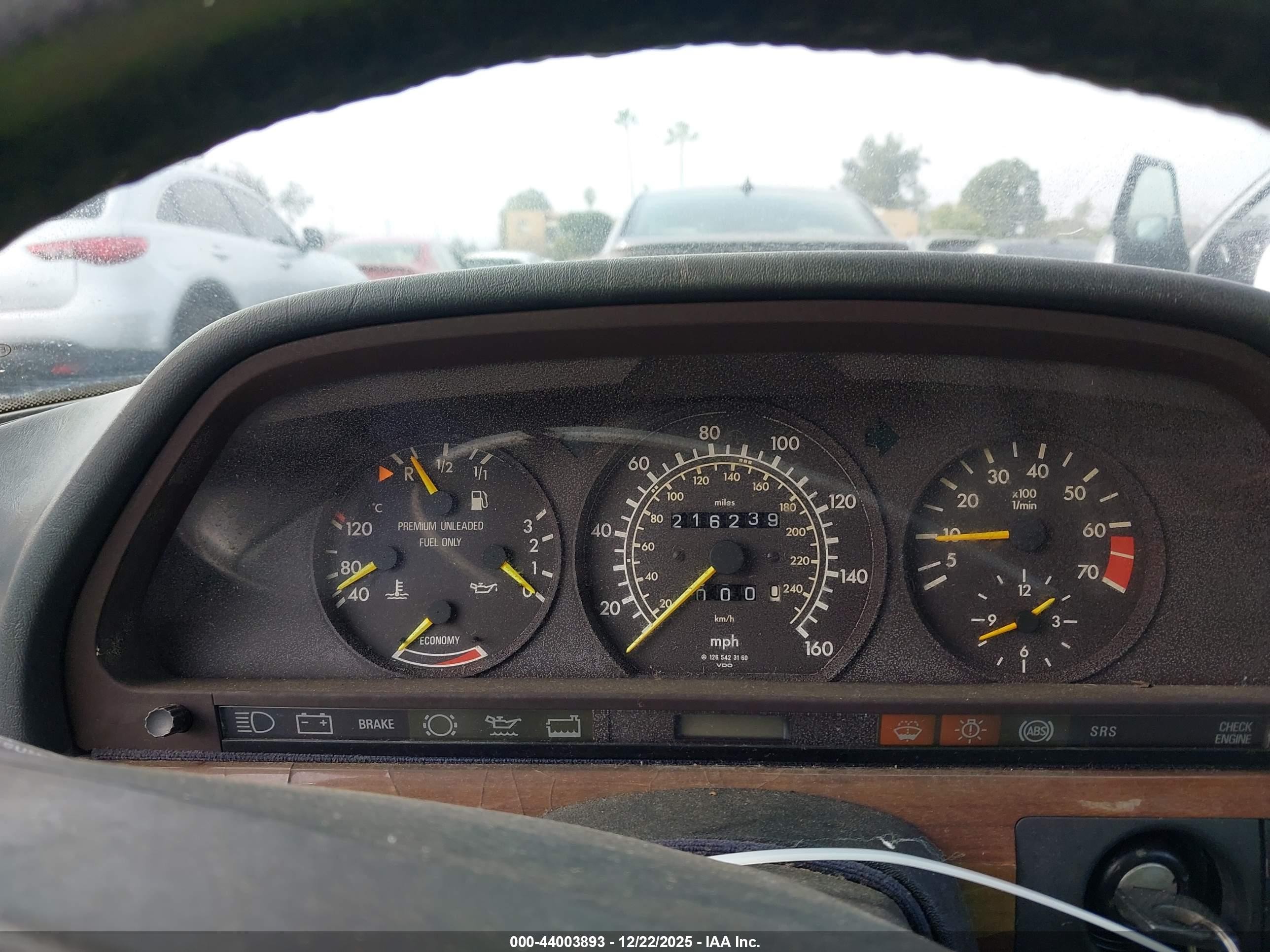 1991 Mercedes-benz 300 Se Gray vin: WDBCA24E4MA597342