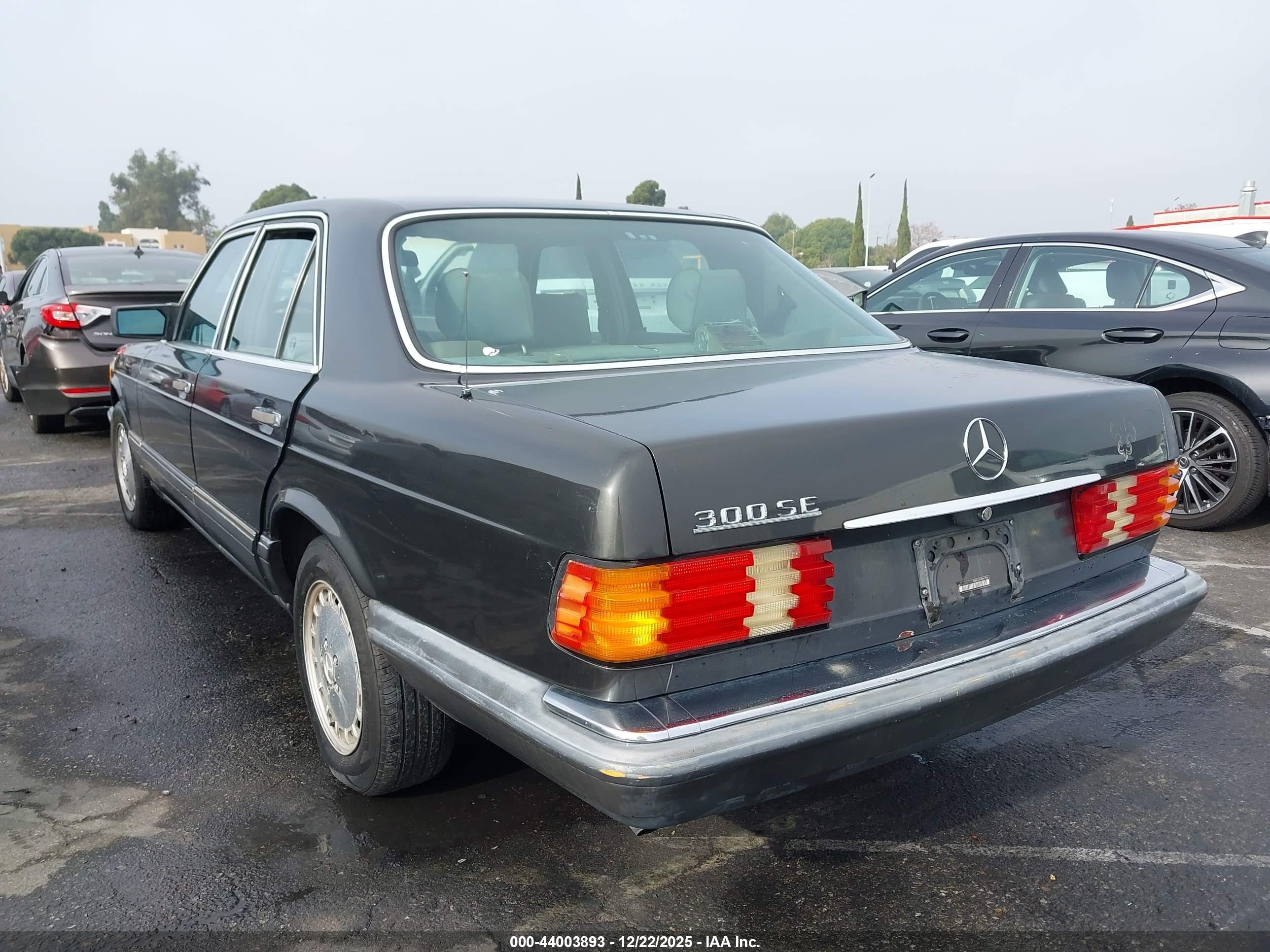 1991 Mercedes-benz 300 Se Gray vin: WDBCA24E4MA597342