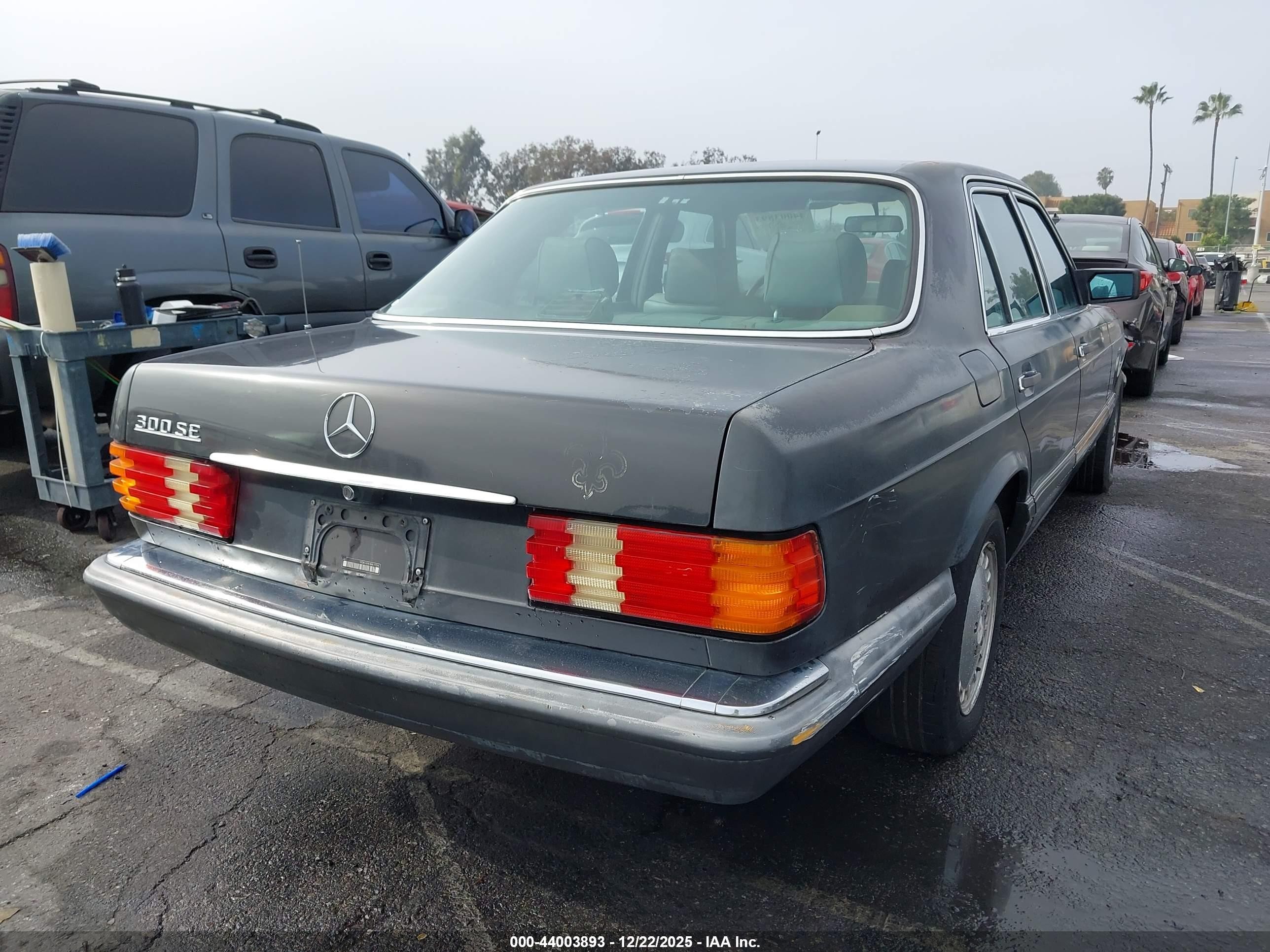 1991 Mercedes-benz 300 Se Gray vin: WDBCA24E4MA597342