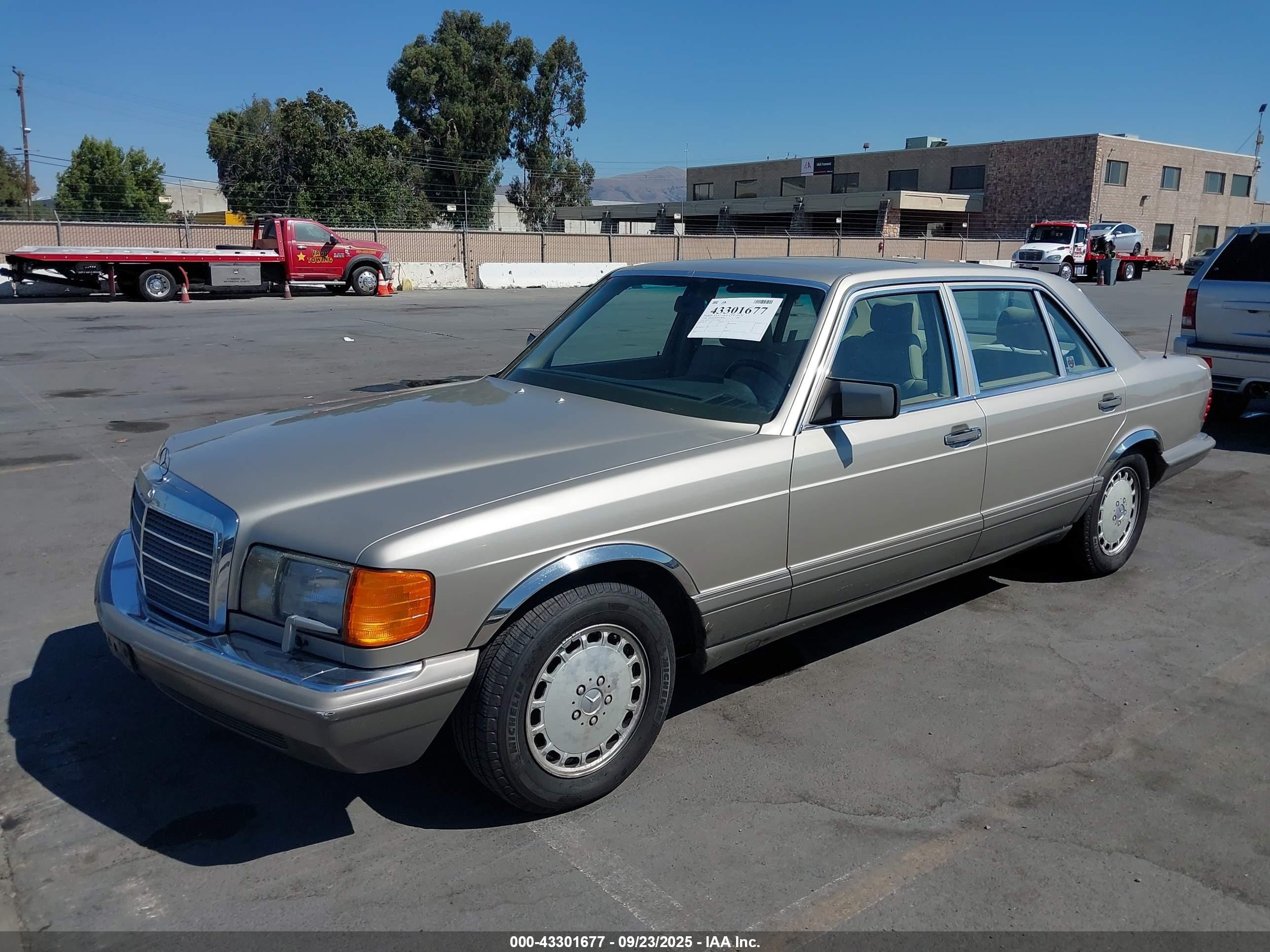 1990 Mercedes-benz 300 Sel Gold vin: WDBCA25D3LA536469