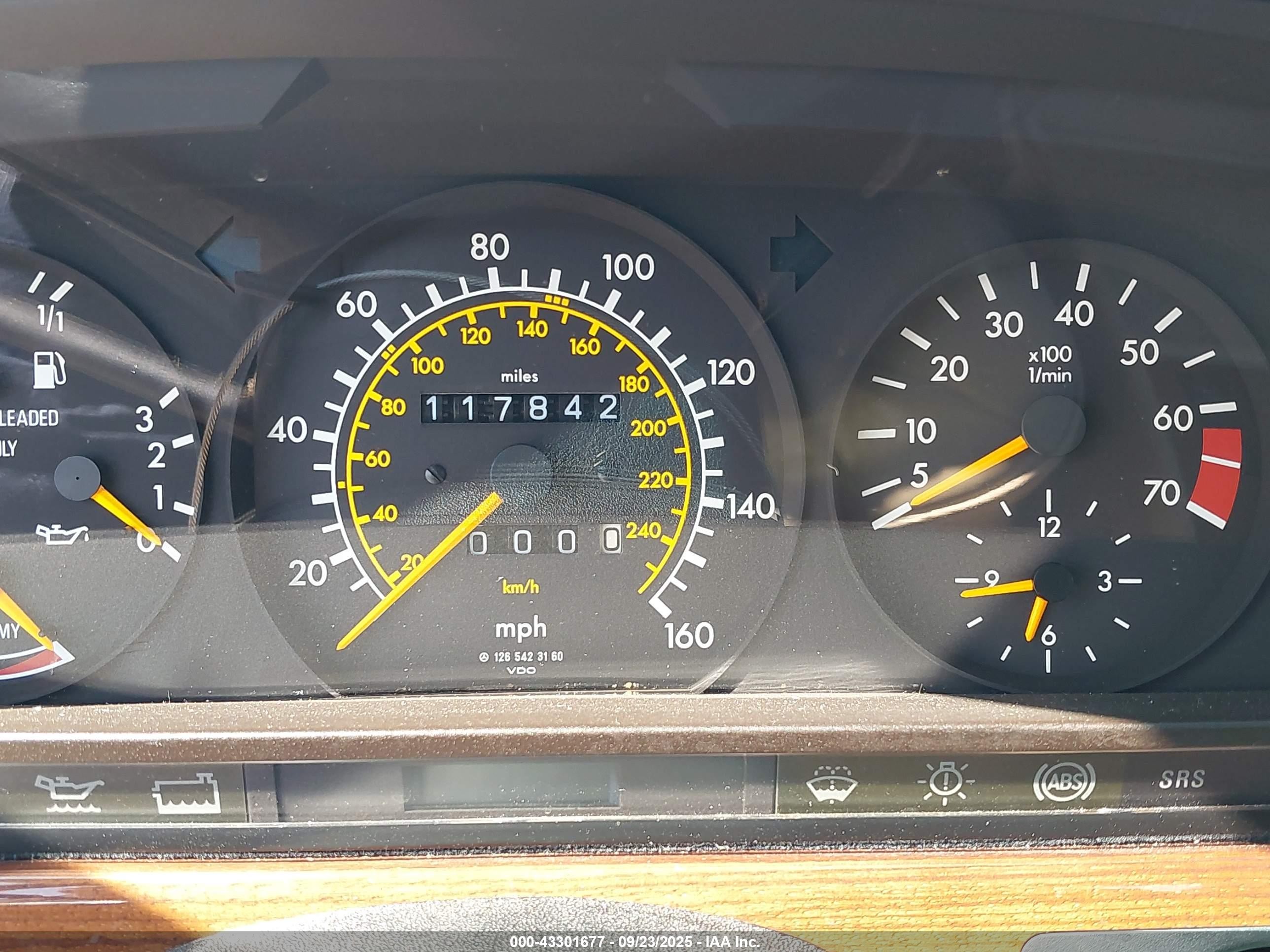 1990 Mercedes-benz 300 Sel Gold vin: WDBCA25D3LA536469