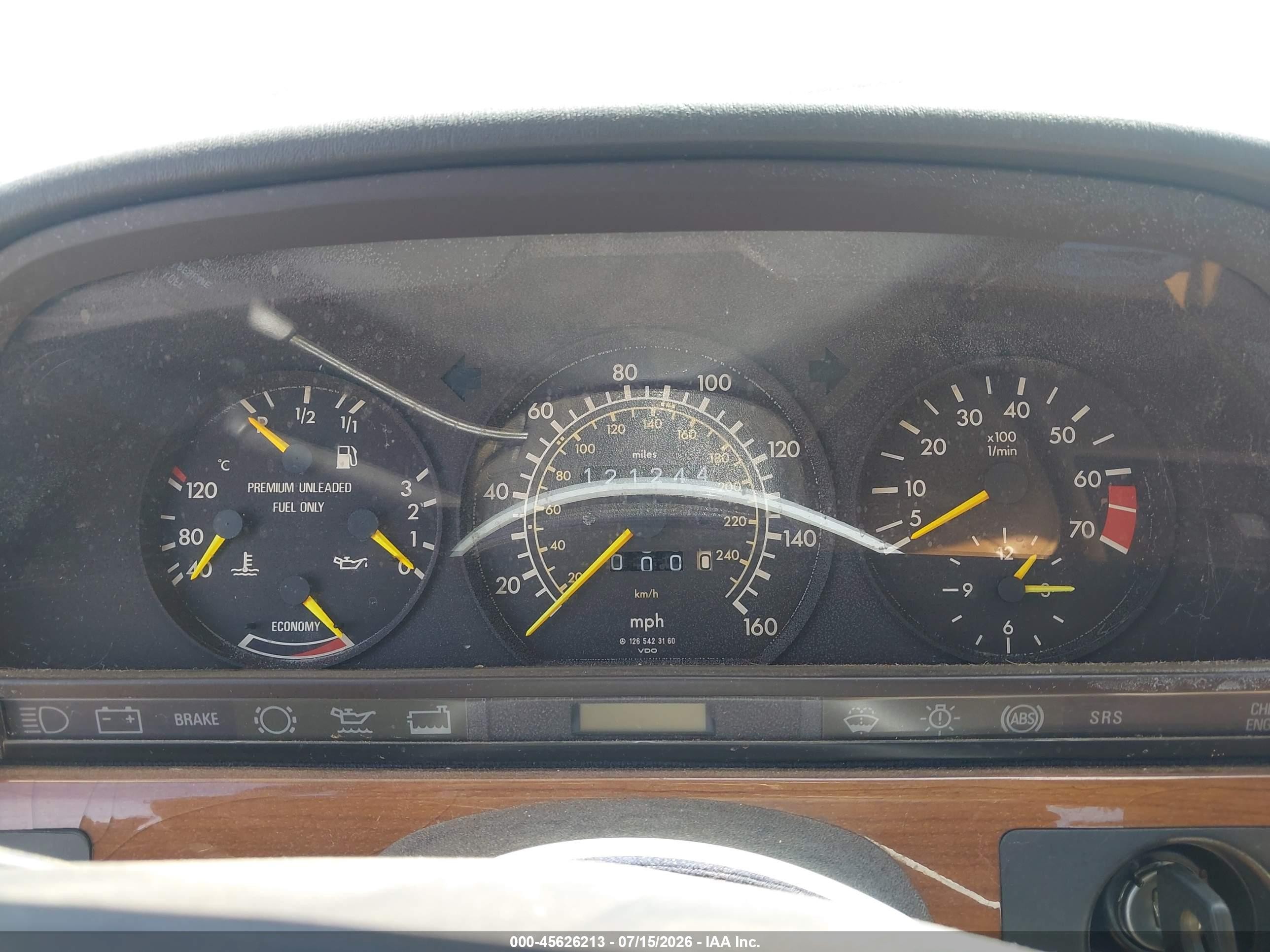 1990 Mercedes-benz 300 Sel Black vin: WDBCA25D3LA537072