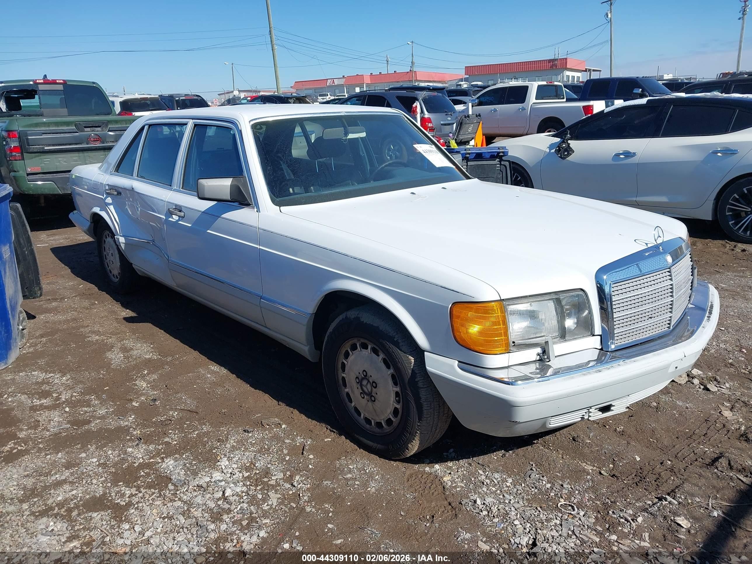 1989 Mercedes-benz 300 Sel Белый vin: WDBCA25D6KA467128