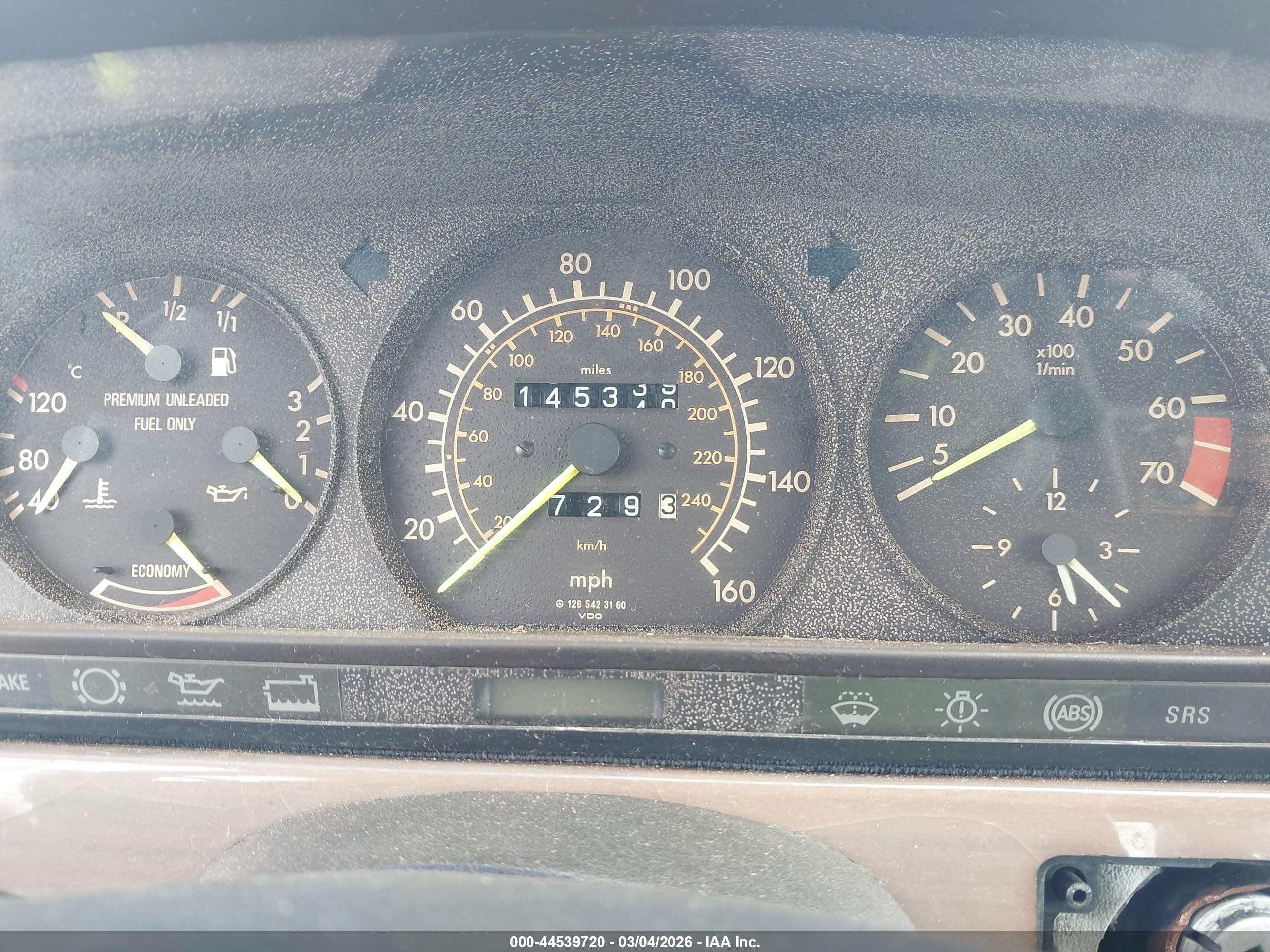 1990 Mercedes-benz 300 Sel Gray vin: WDBCA25D7LA512384