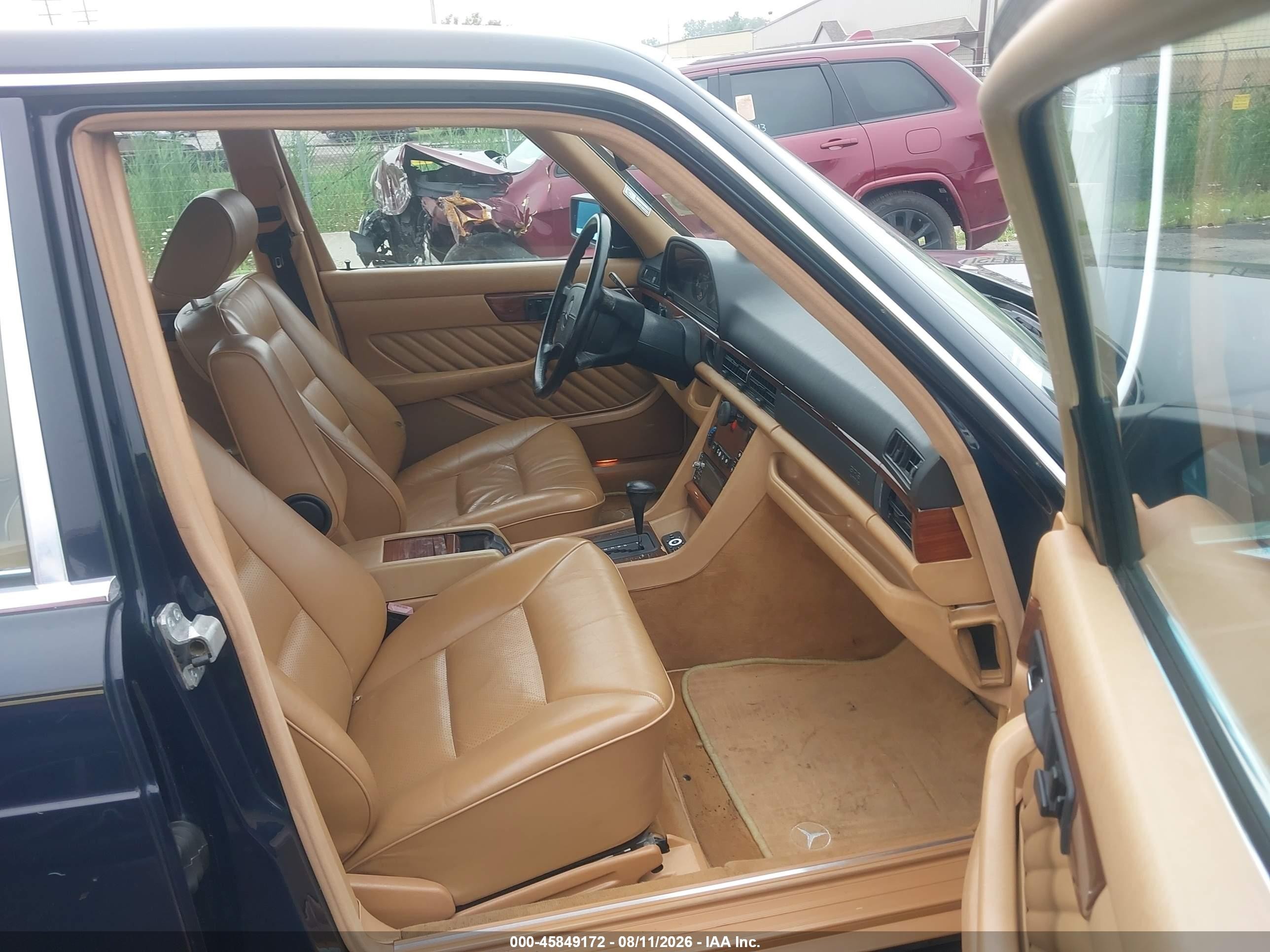 1991 Mercedes-benz 300 Sel Blue vin: WDBCA25E8MA561250