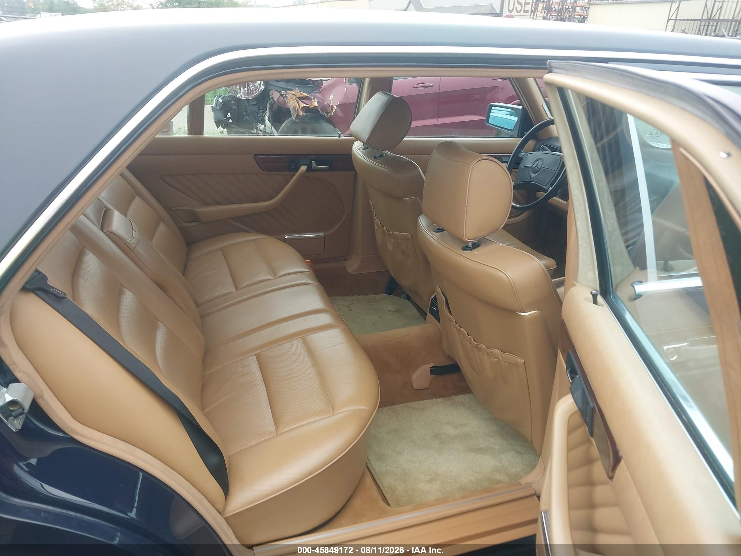 1991 Mercedes-benz 300 Sel Blue vin: WDBCA25E8MA561250
