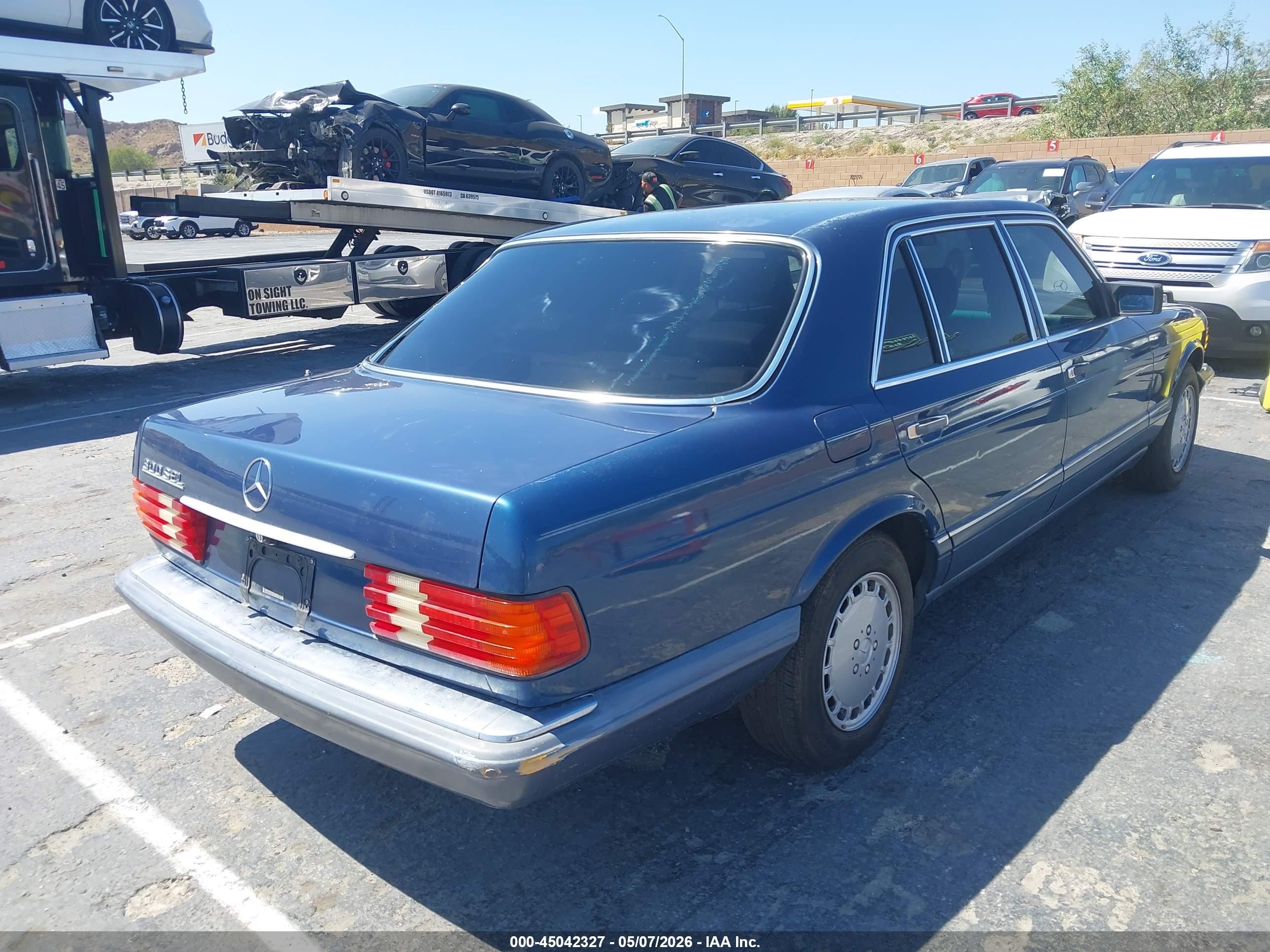 1990 Mercedes-benz 300 Sel Синий vin: WDBCA25E9LA500732