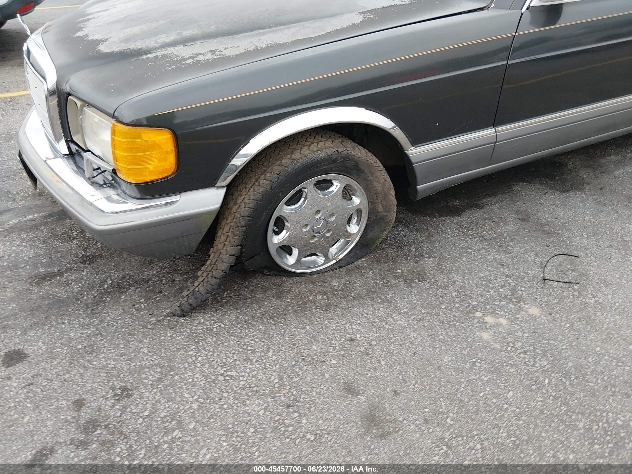 1987 Mercedes-benz 420 Sel Черный vin: WDBCA35D0HA292647