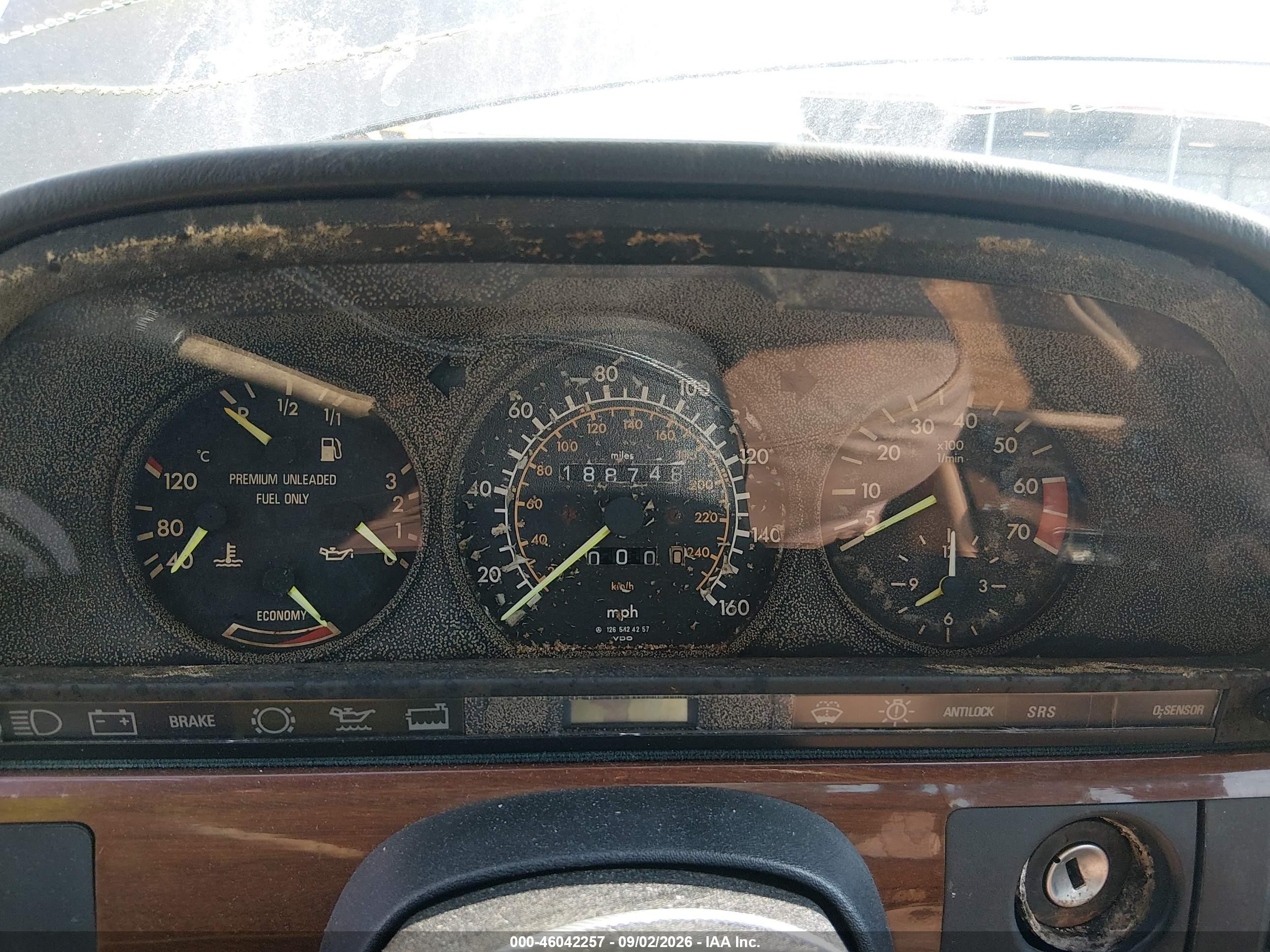 1987 Mercedes-benz 420 Sel Black vin: WDBCA35D0HA292647