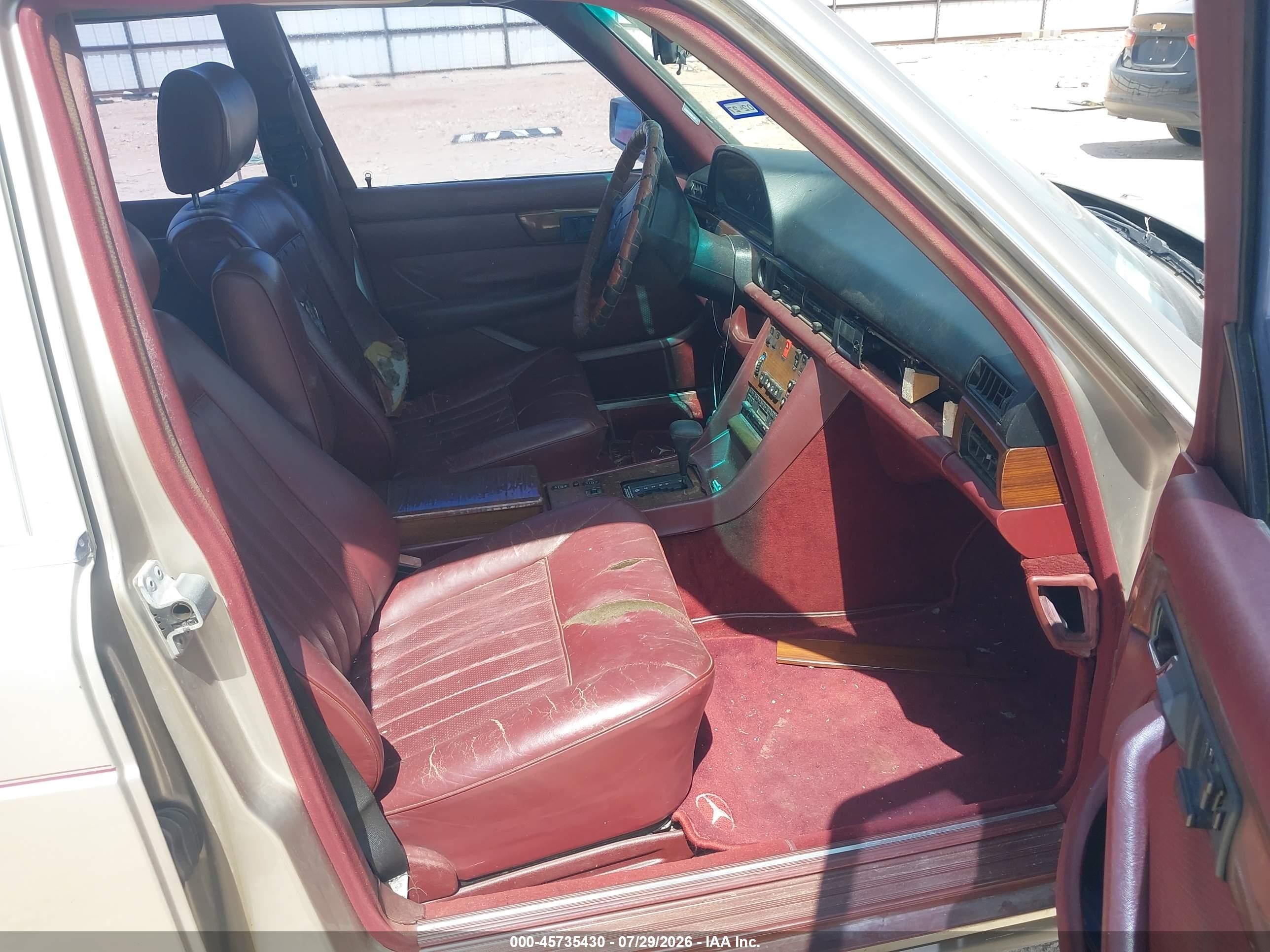 1986 Mercedes-benz 420 Sel Gray vin: WDBCA35D1GA227983