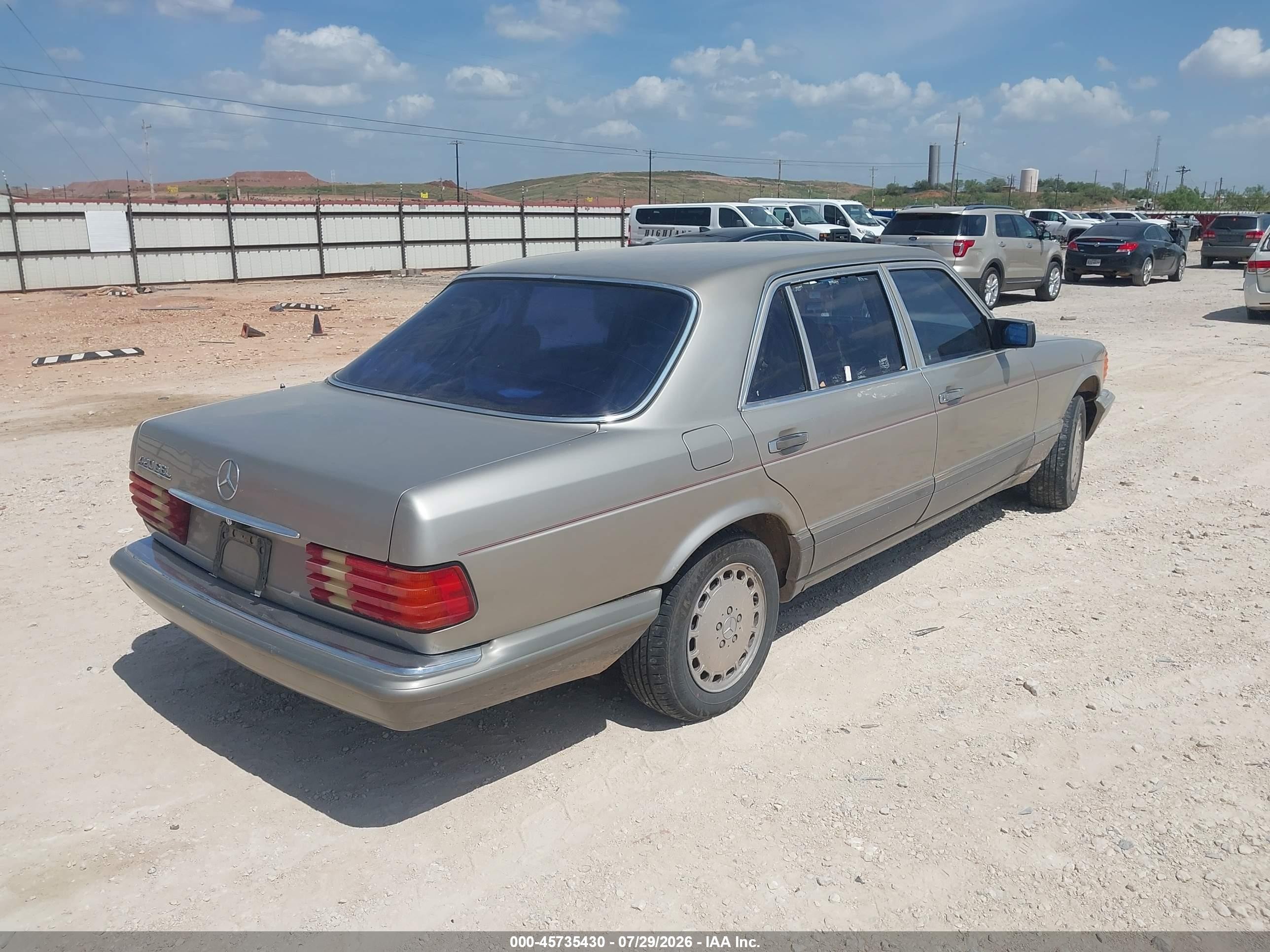 1986 Mercedes-benz 420 Sel Gray vin: WDBCA35D1GA227983