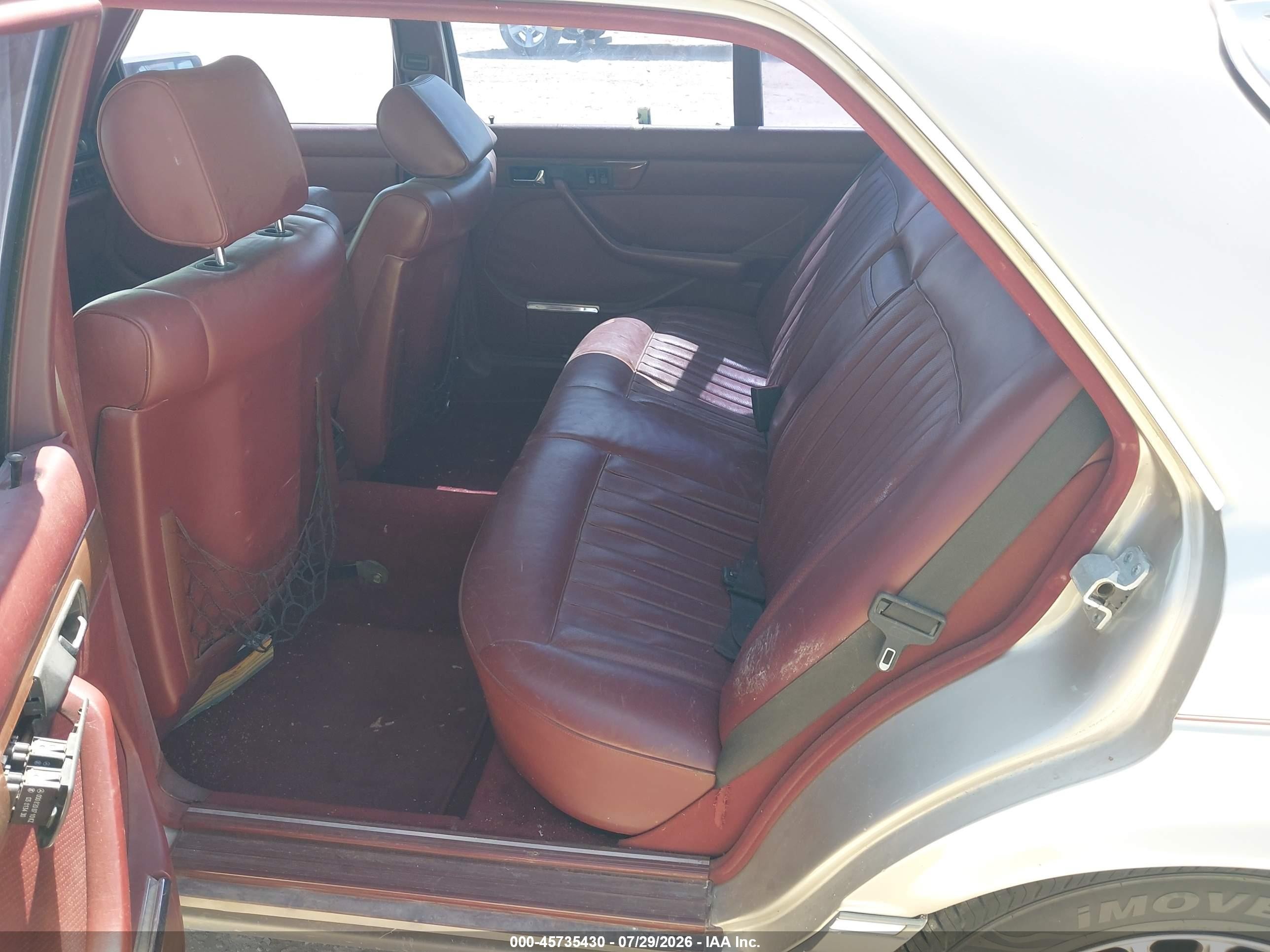 1986 Mercedes-benz 420 Sel Gray vin: WDBCA35D1GA227983