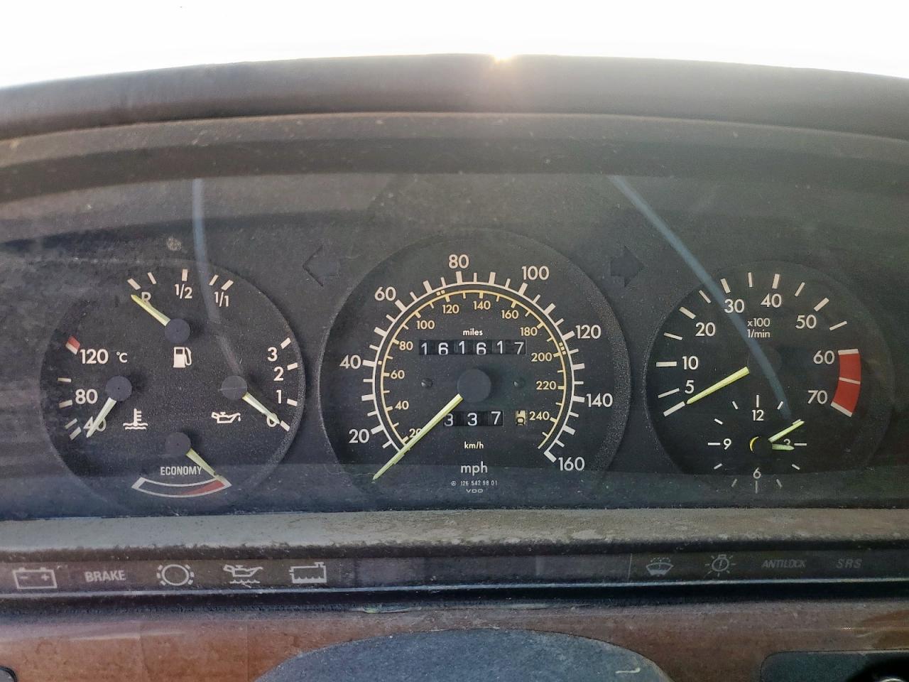 1986 Mercedes-benz 420 Sel Gold vin: WDBCA35D2GA215454