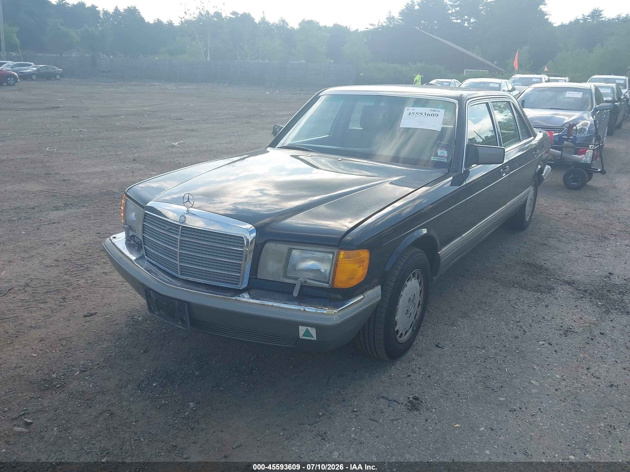 1986 Mercedes-benz 420 Sel Black vin: WDBCA35D2GA269515