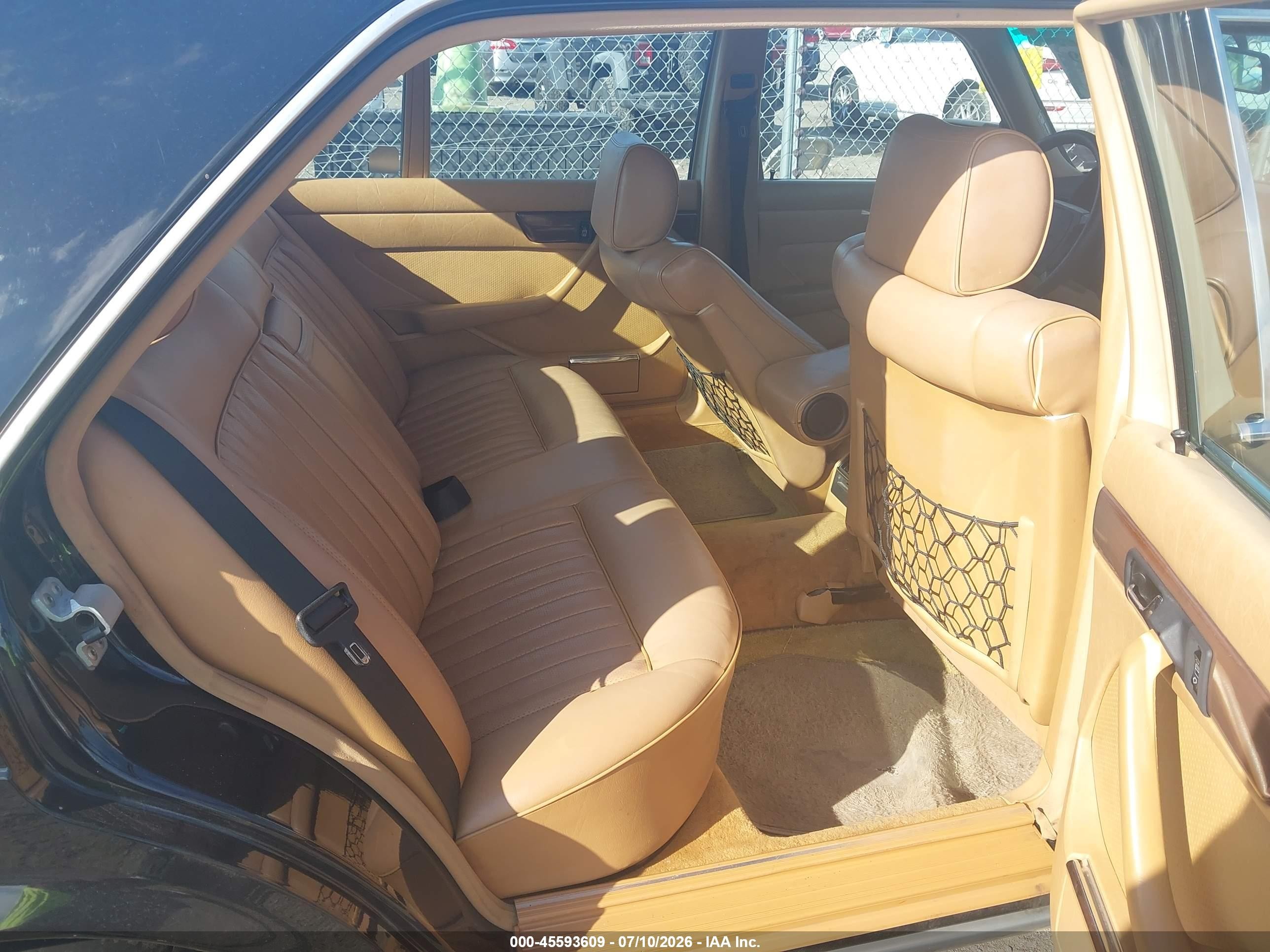 1986 Mercedes-benz 420 Sel Black vin: WDBCA35D2GA269515