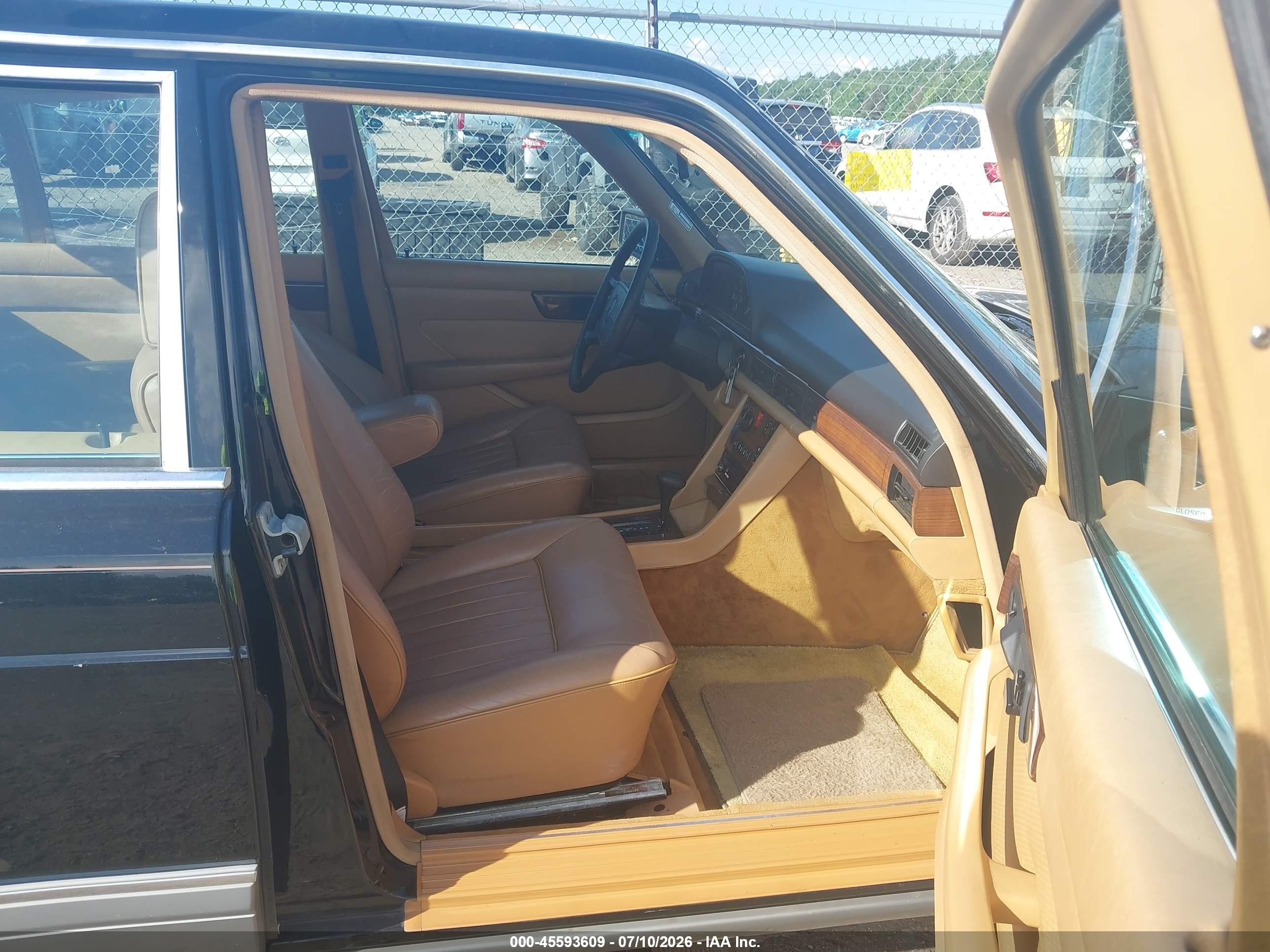 1986 Mercedes-benz 420 Sel Black vin: WDBCA35D2GA269515