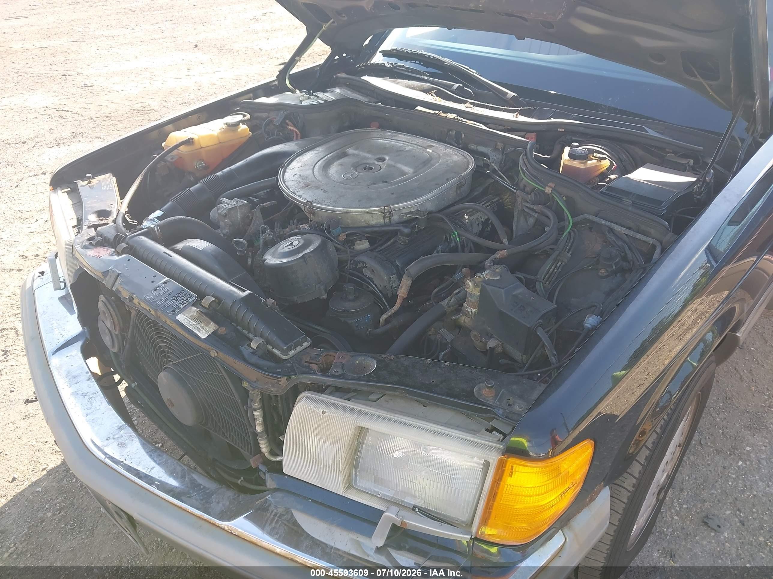 1986 Mercedes-benz 420 Sel Black vin: WDBCA35D2GA269515