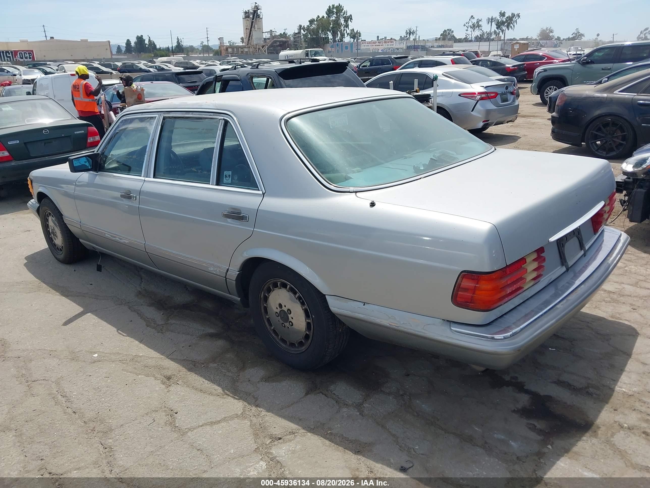 1988 Mercedes-benz 420 Sel Silver vin: WDBCA35D2JA394120