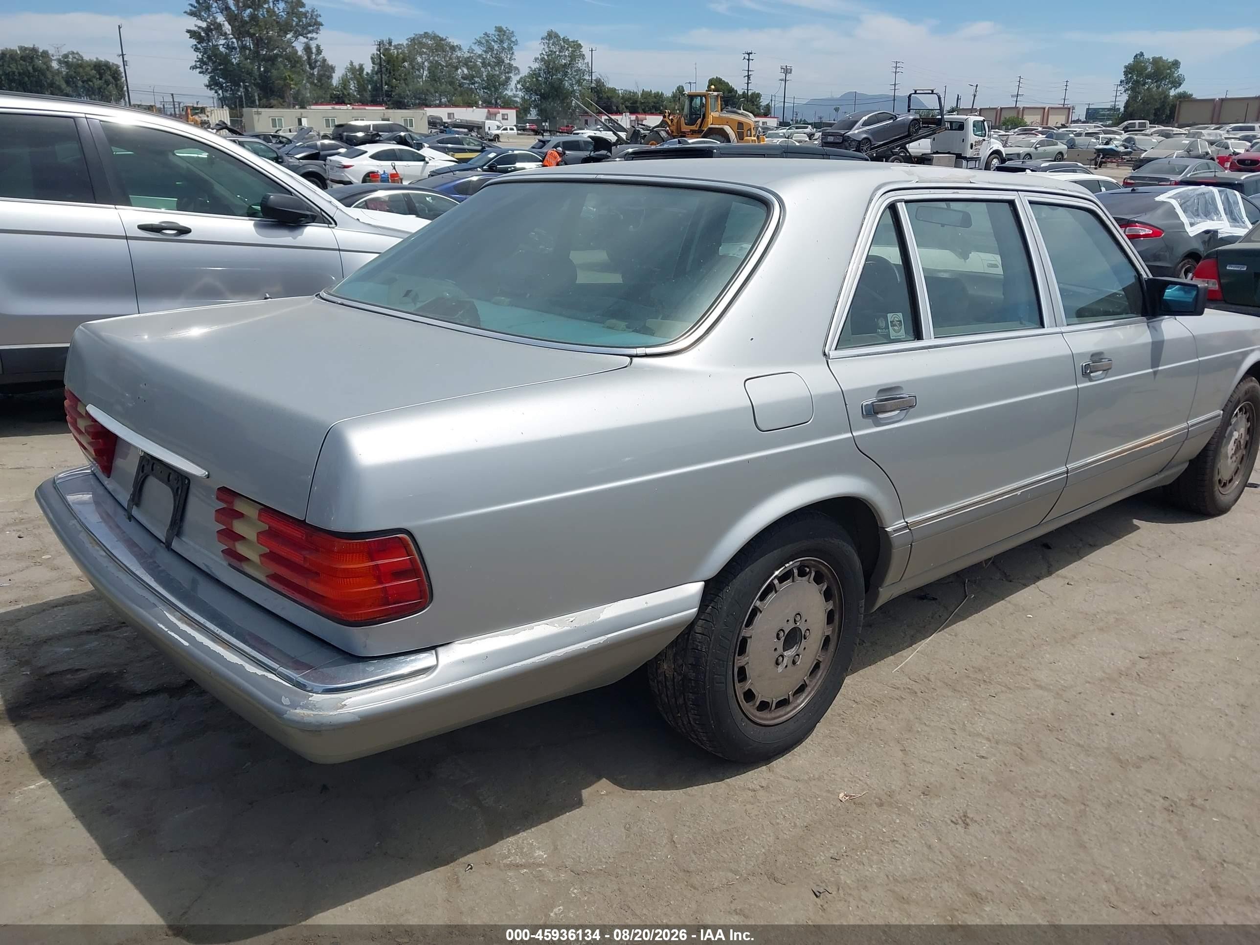 1988 Mercedes-benz 420 Sel Silver vin: WDBCA35D2JA394120