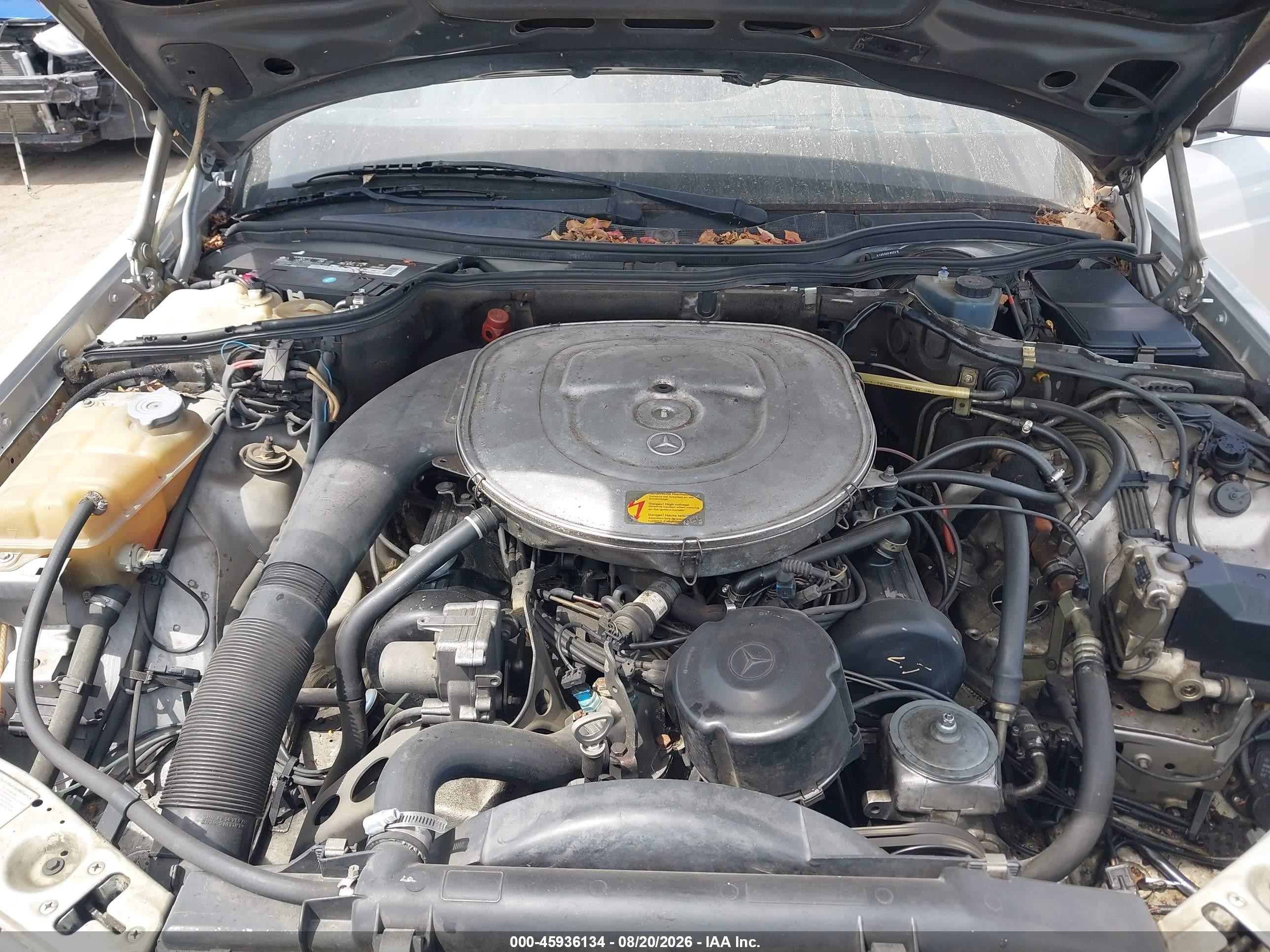 1988 Mercedes-benz 420 Sel Silver vin: WDBCA35D2JA394120