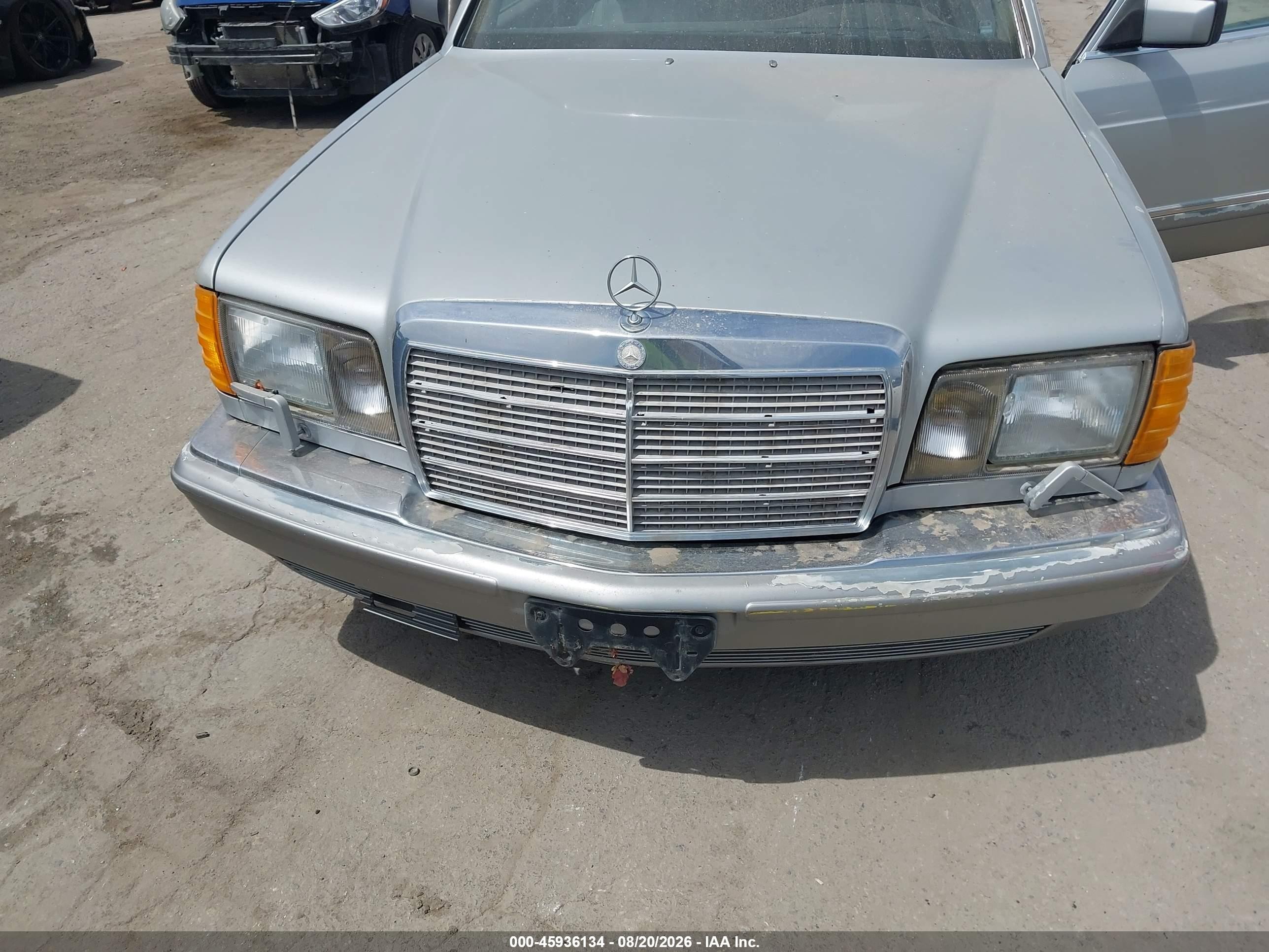 1988 Mercedes-benz 420 Sel Silver vin: WDBCA35D2JA394120