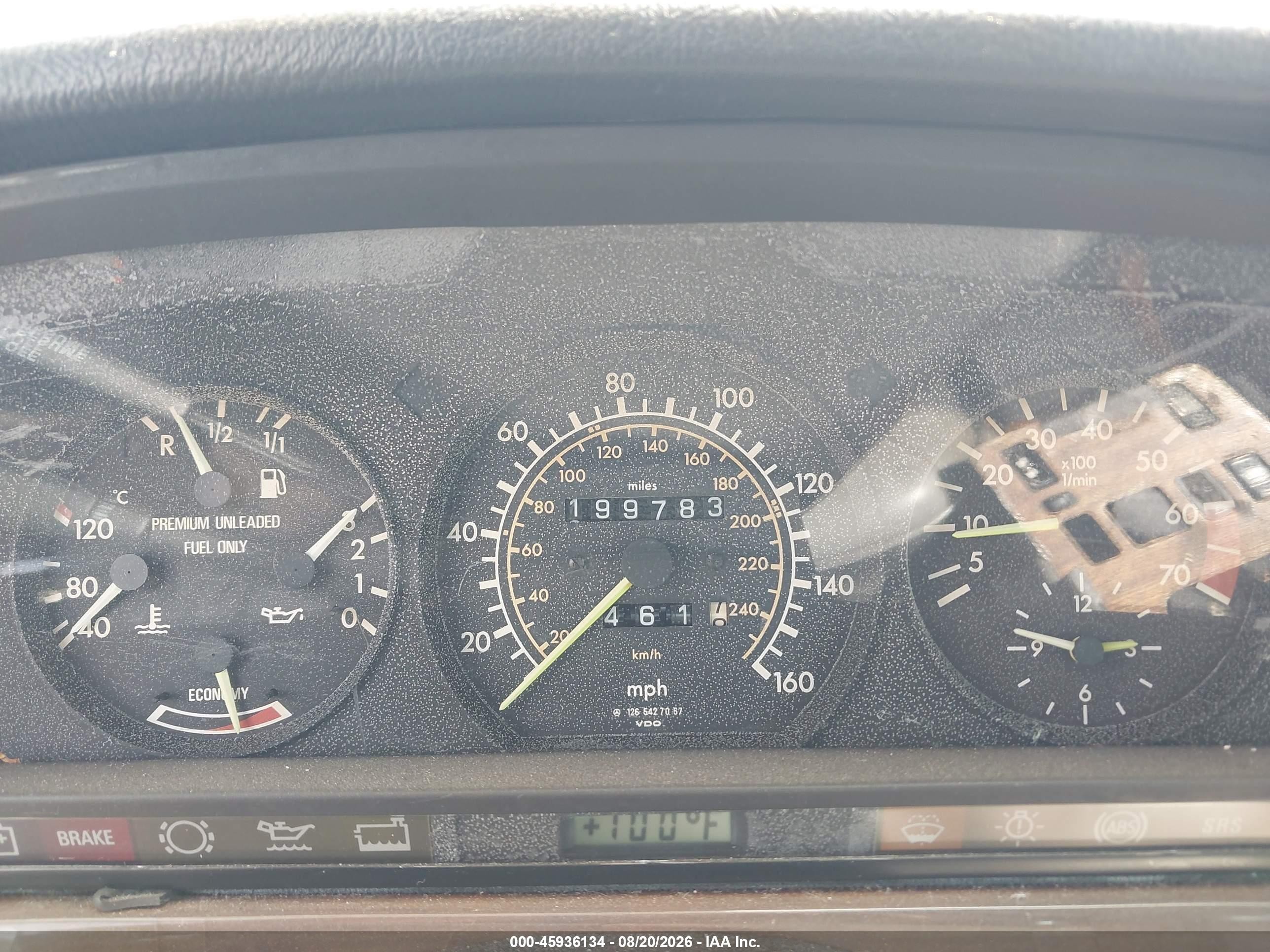1988 Mercedes-benz 420 Sel Silver vin: WDBCA35D2JA394120