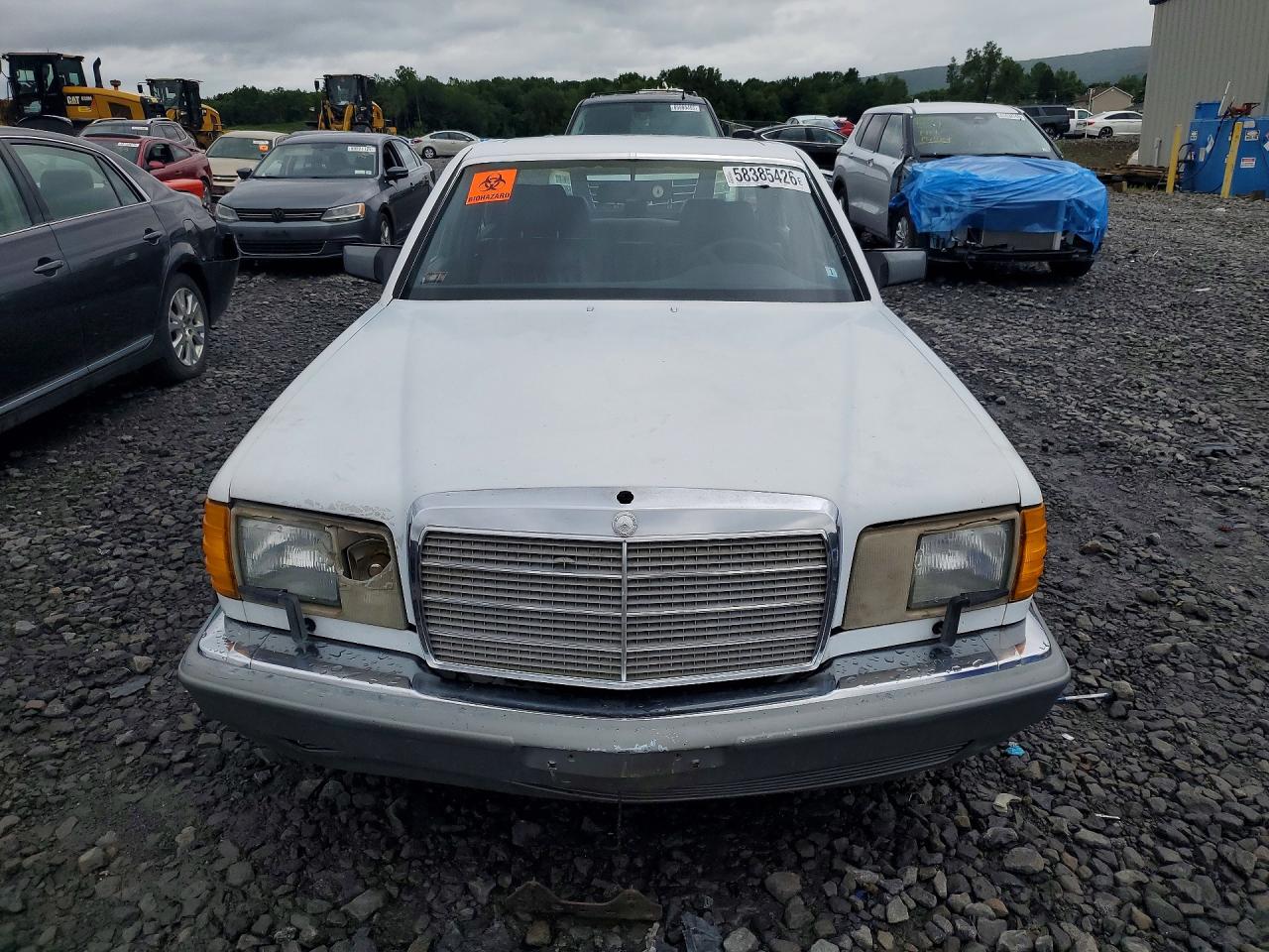 1987 Mercedes-benz 420 Sel White vin: WDBCA35D3HA326239