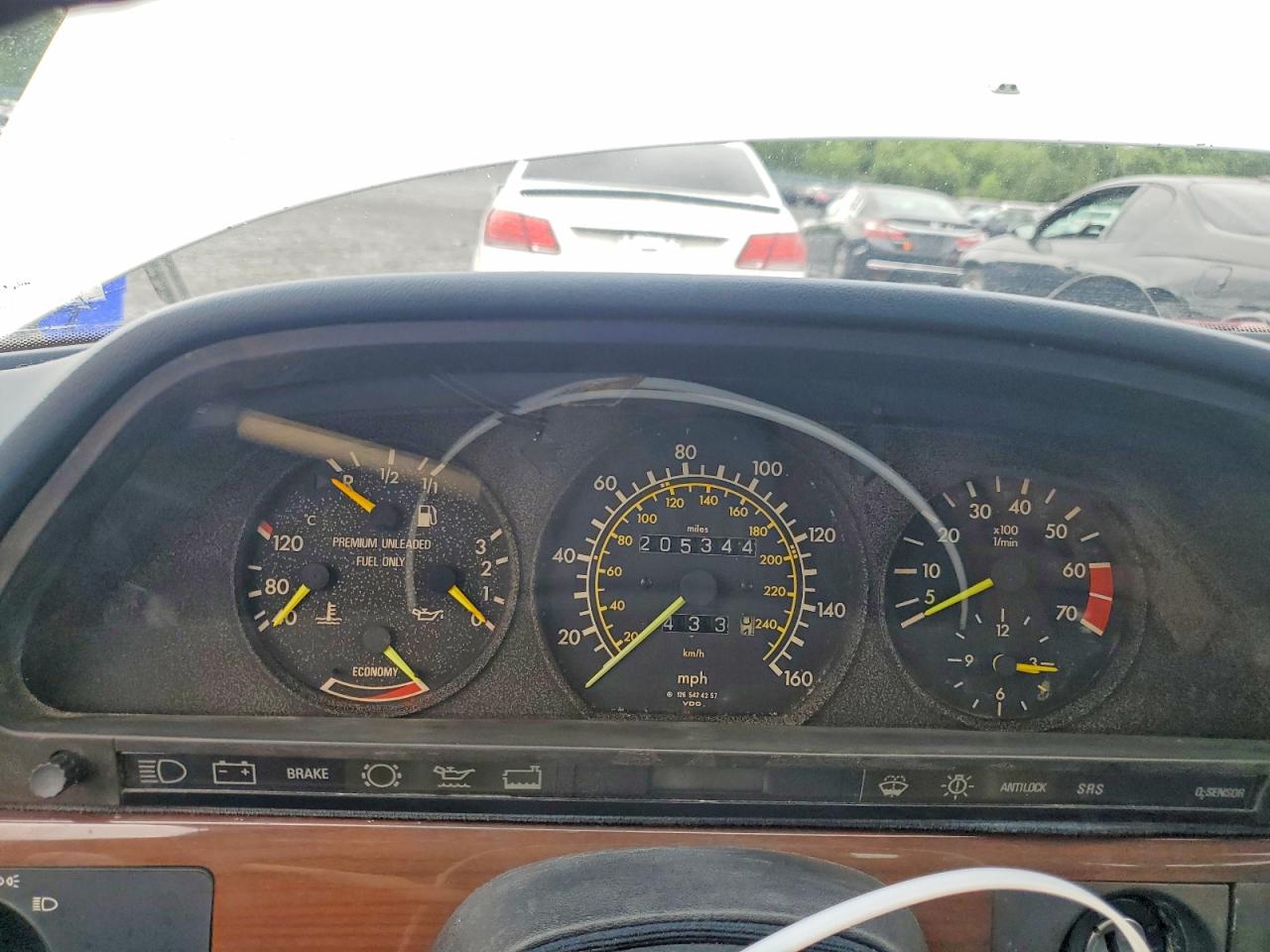1987 Mercedes-benz 420 Sel White vin: WDBCA35D3HA326239