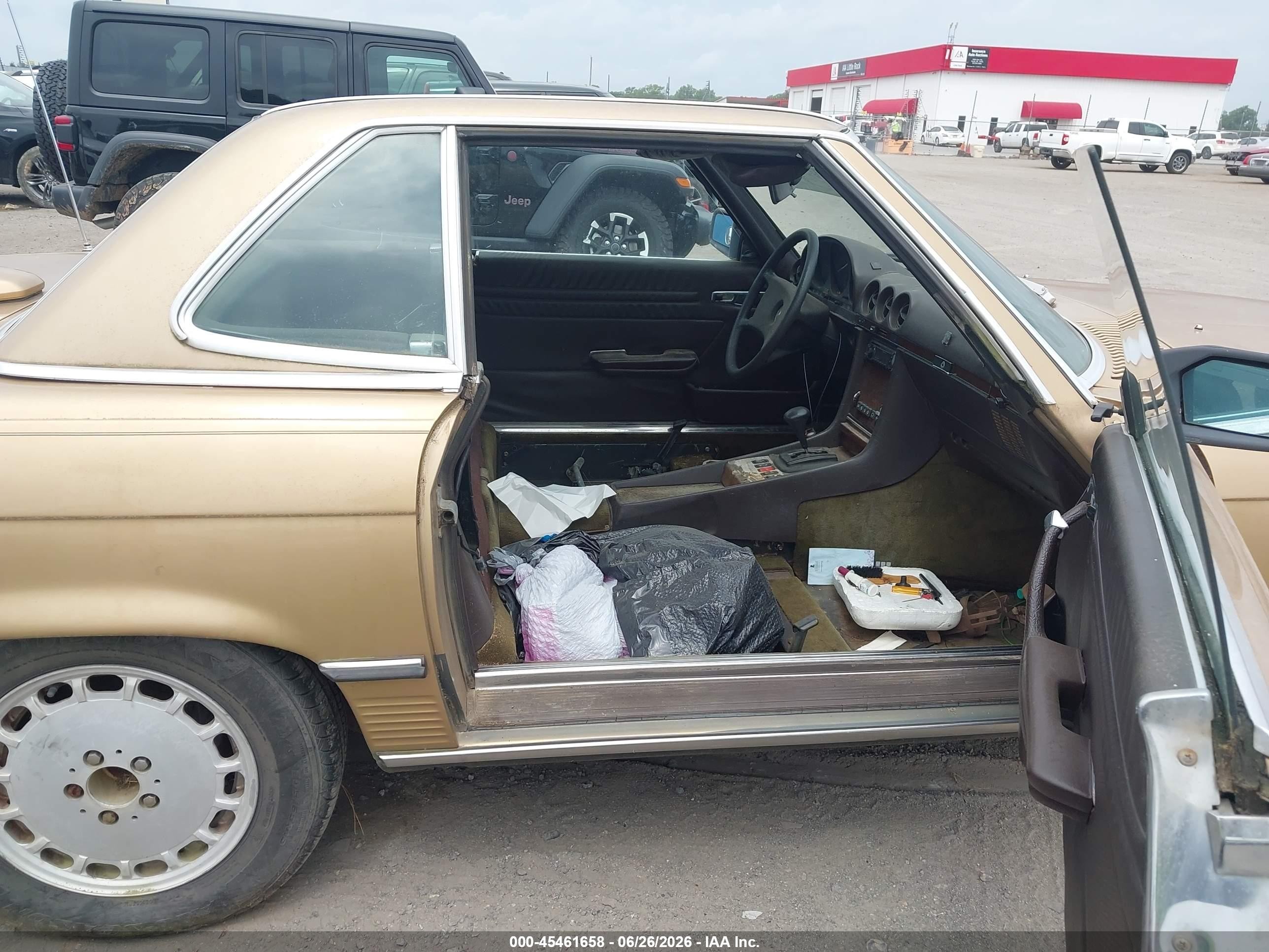 1986 Mercedes-benz 420 Sel Gold vin: WDBCA35D4GA256751
