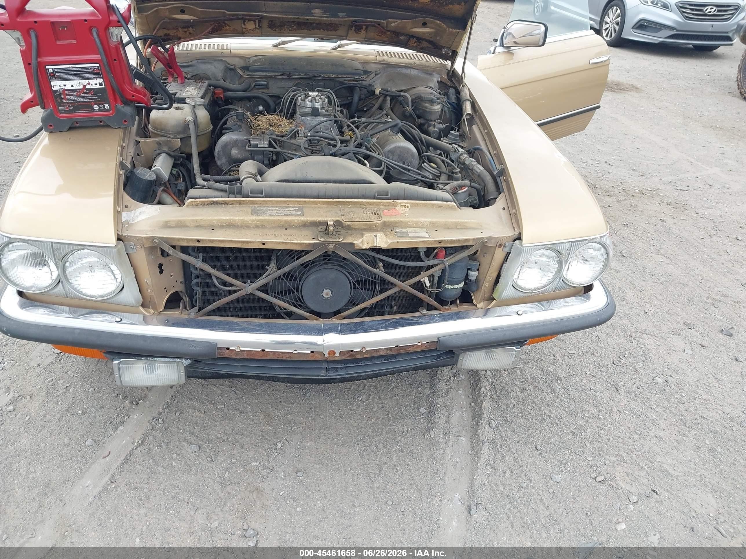 1986 Mercedes-benz 420 Sel Gold vin: WDBCA35D4GA256751