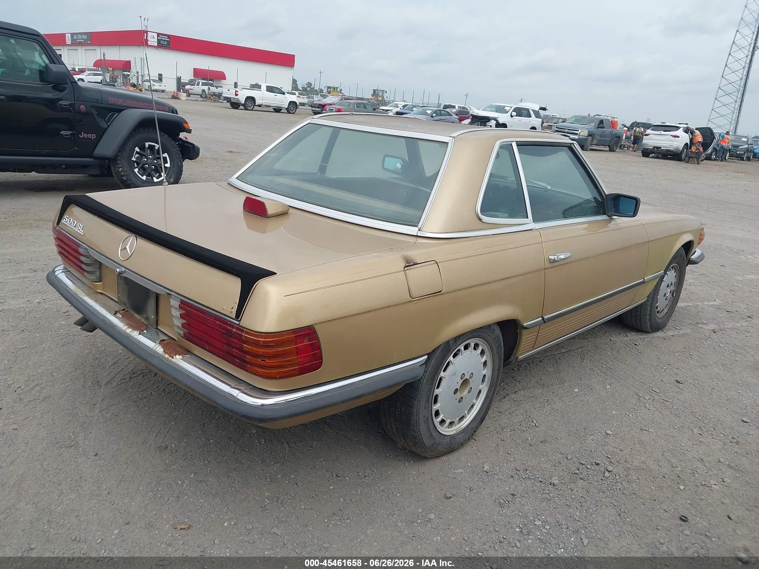 1986 Mercedes-benz 420 Sel Gold vin: WDBCA35D4GA256751