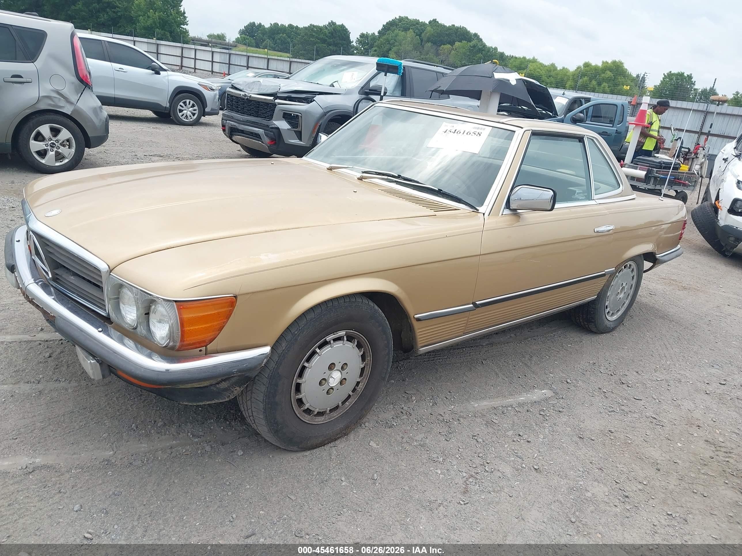 1986 Mercedes-benz 420 Sel Gold vin: WDBCA35D4GA256751