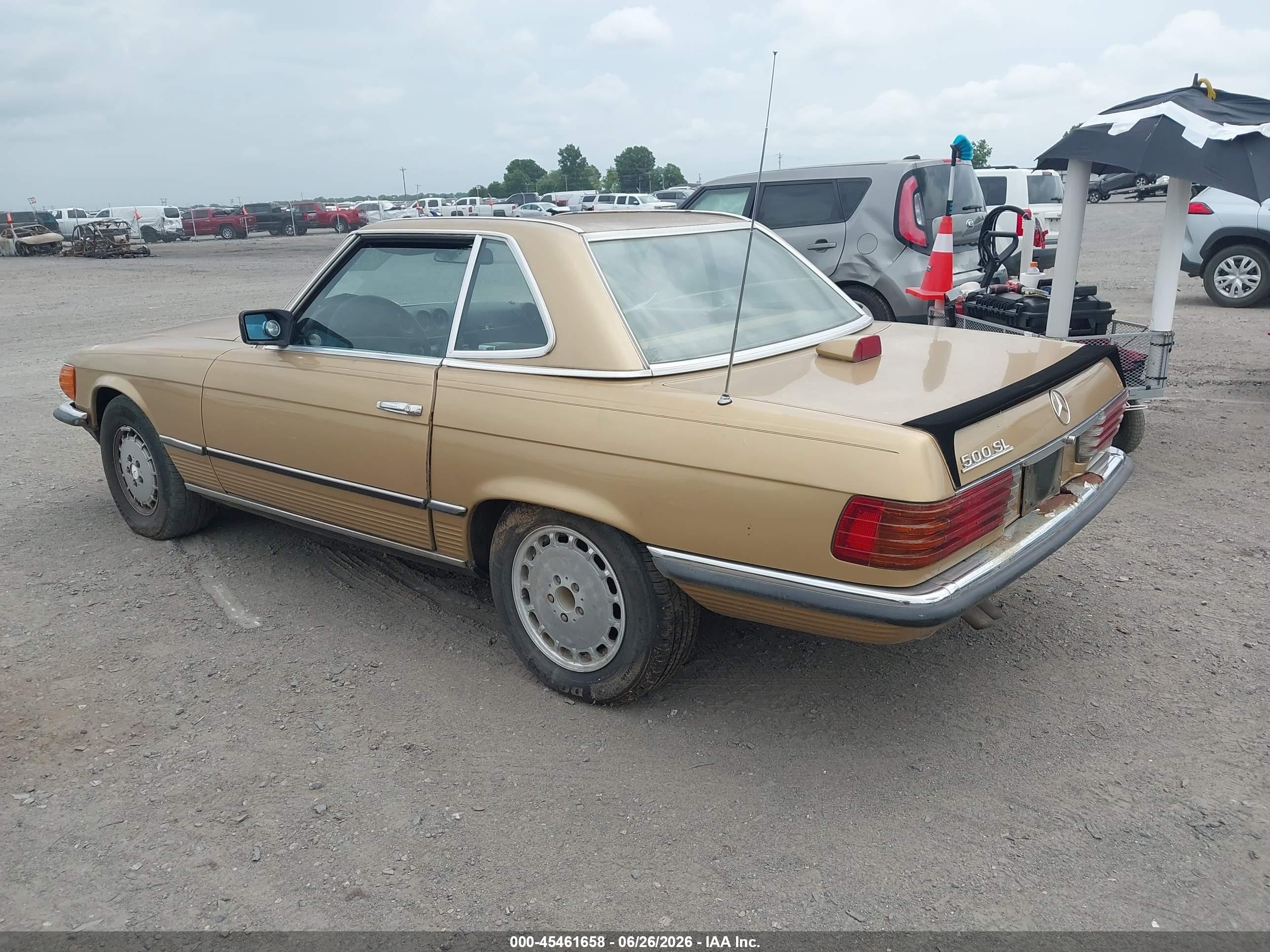 1986 Mercedes-benz 420 Sel Gold vin: WDBCA35D4GA256751