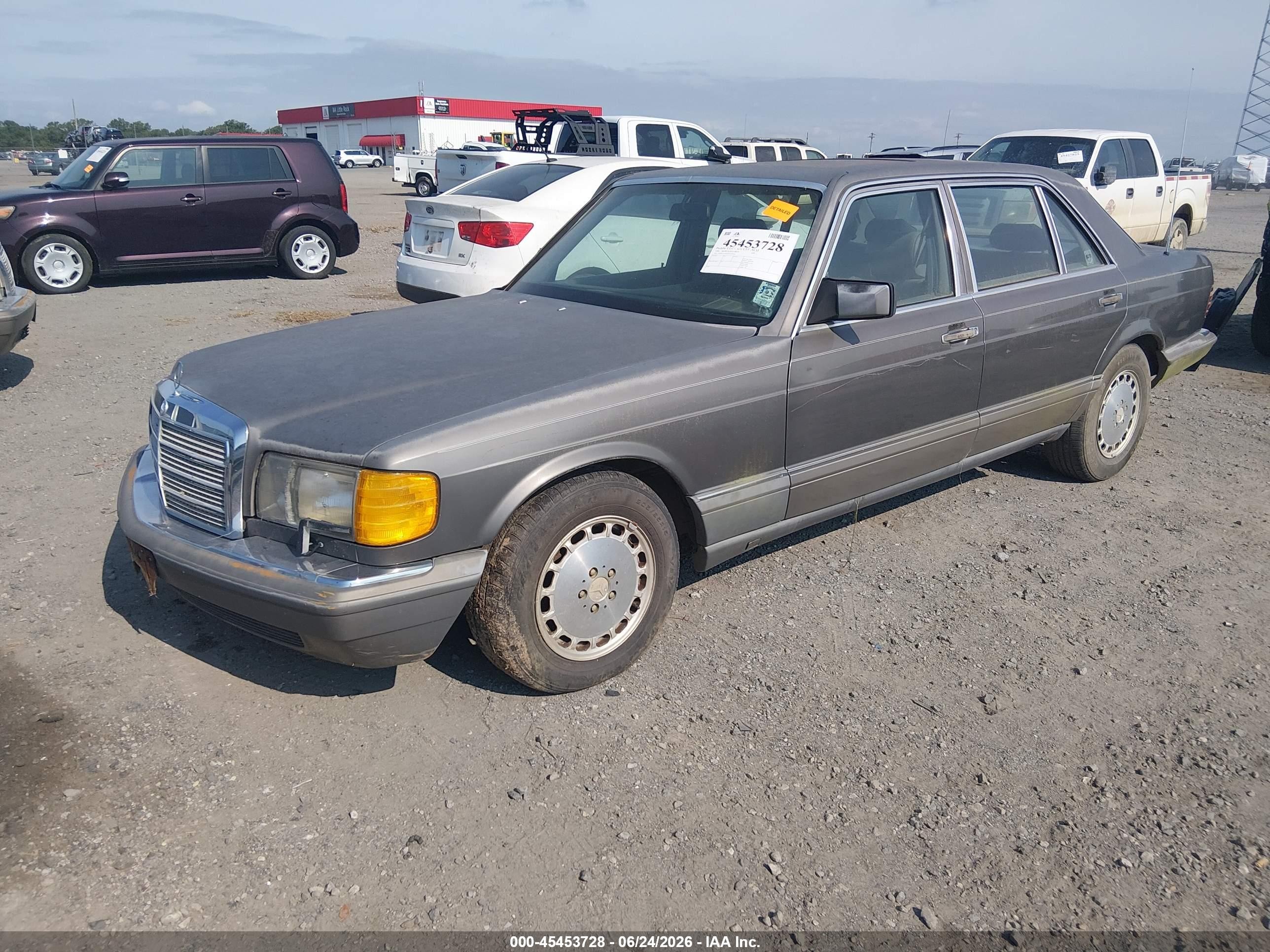 1986 Mercedes-benz 420 Sel Gray vin: WDBCA35D5GA275616
