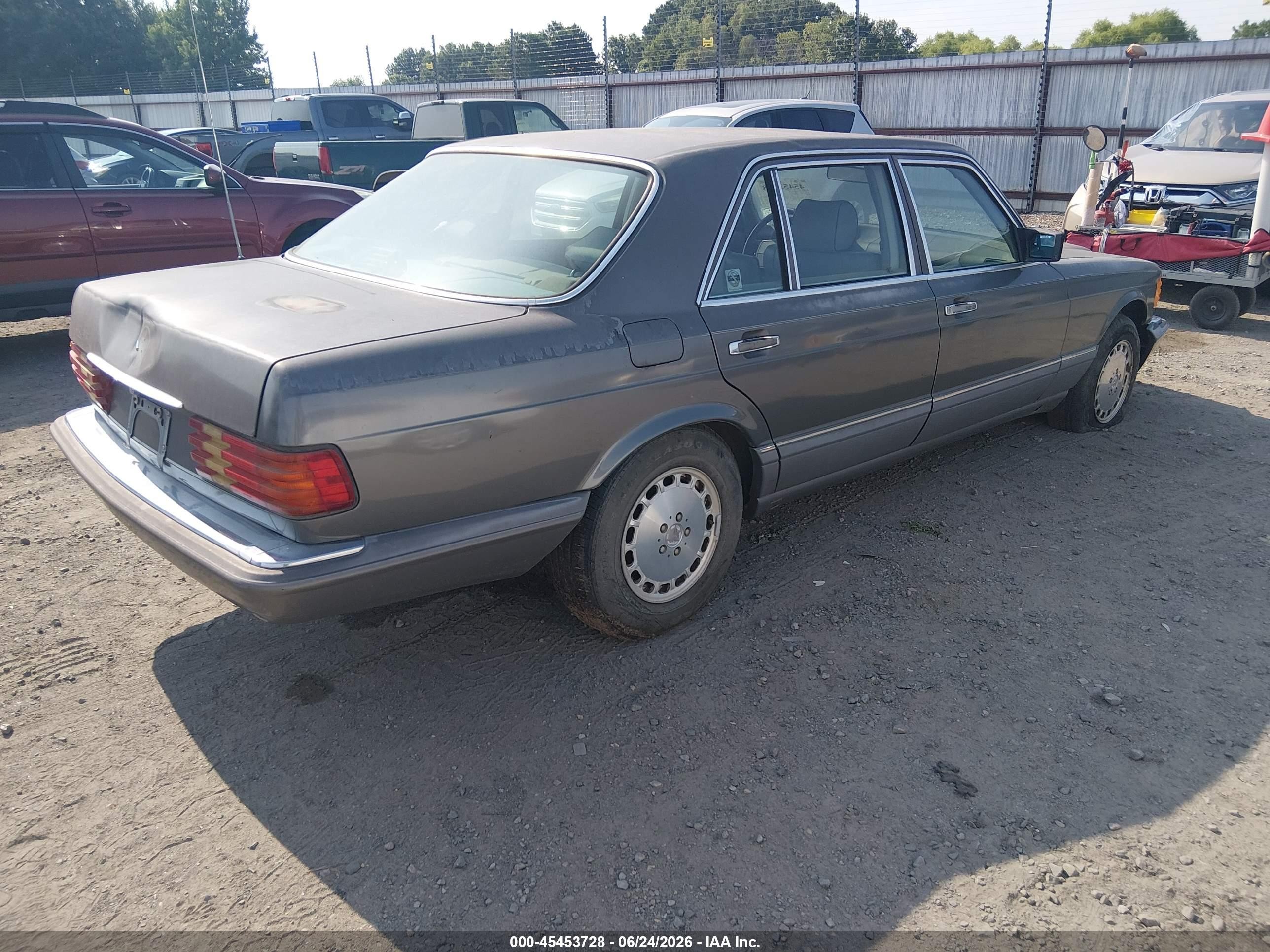 1986 Mercedes-benz 420 Sel Gray vin: WDBCA35D5GA275616