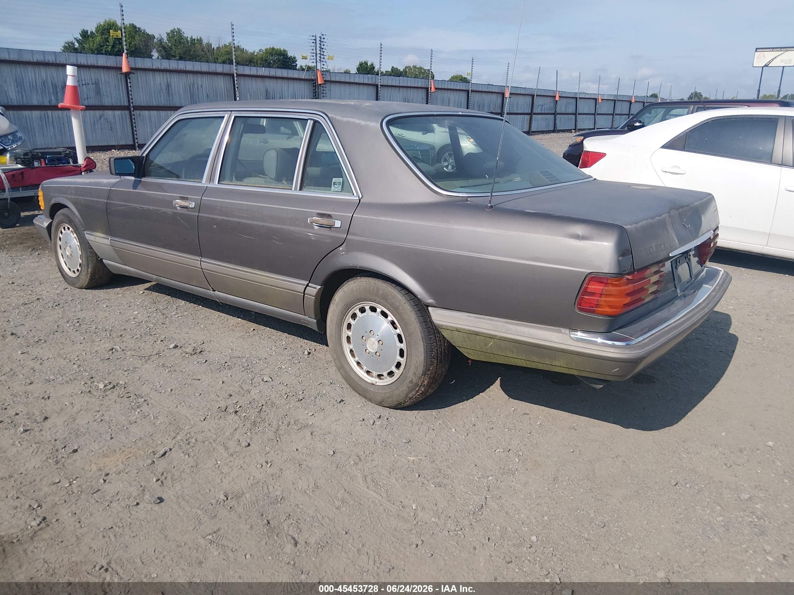 1986 Mercedes-benz 420 Sel Gray vin: WDBCA35D5GA275616
