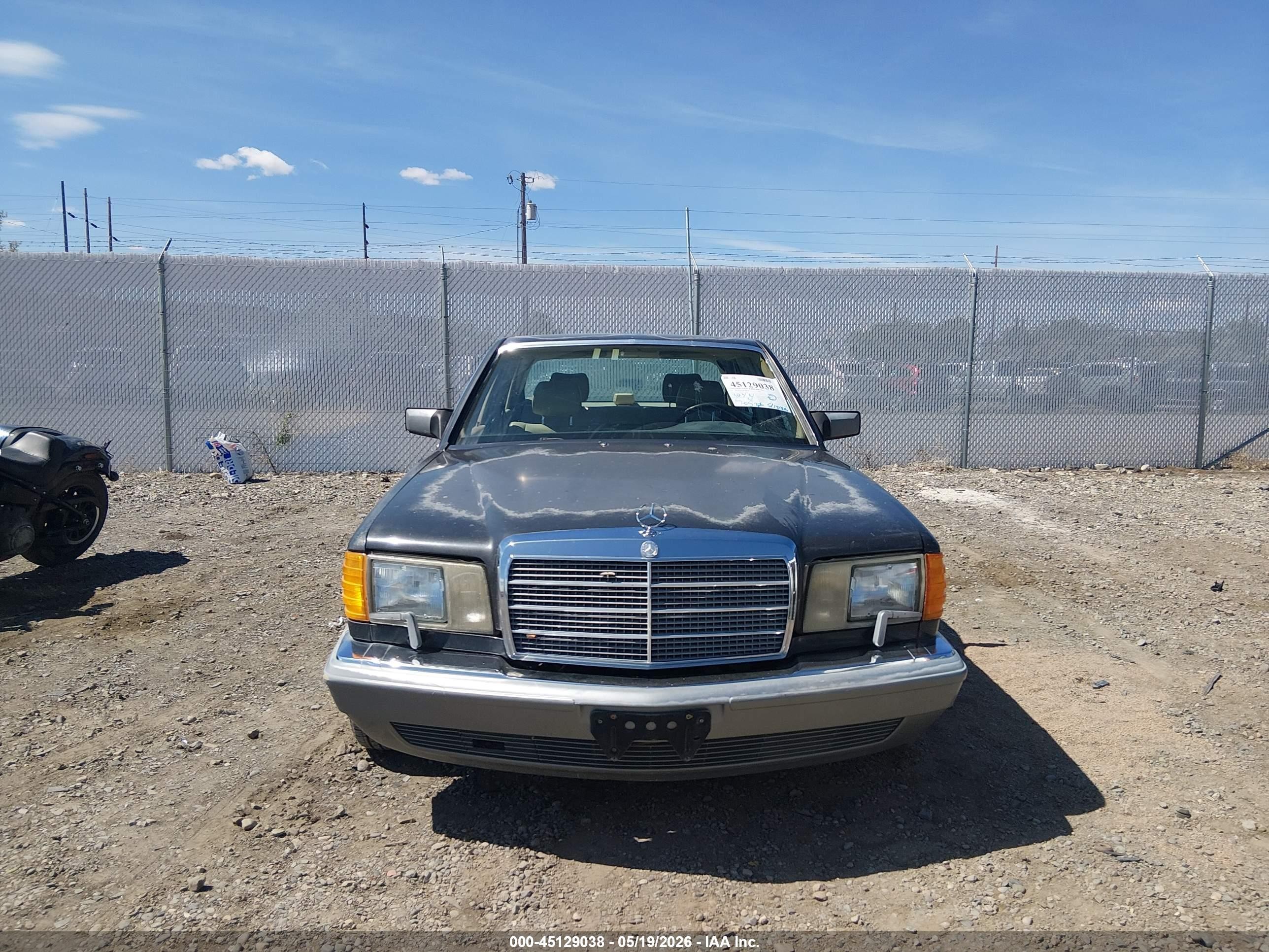 1987 Mercedes-benz 420 Sel Black vin: WDBCA35D5HA346301