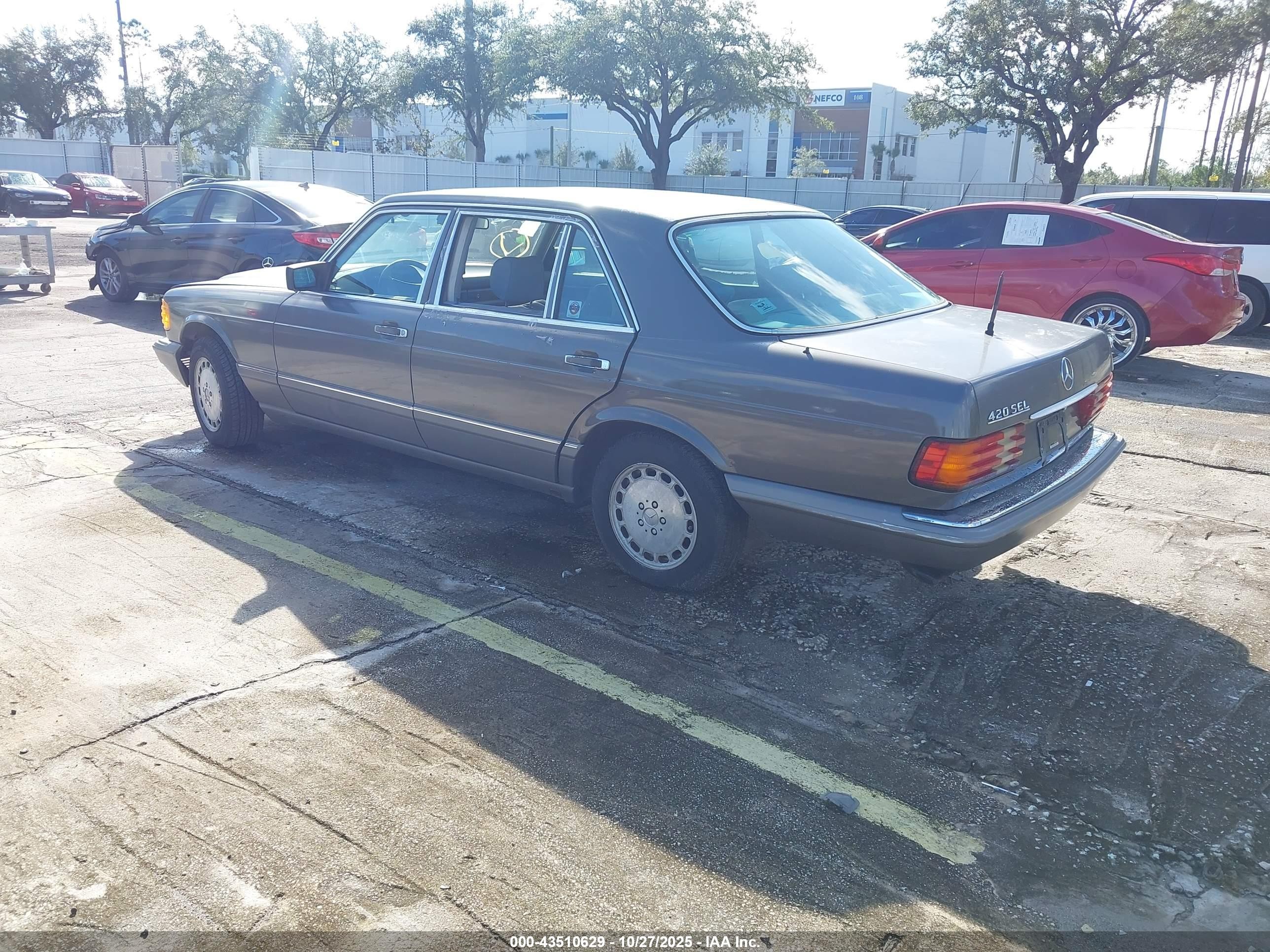 1988 Mercedes-benz 420 Sel Gray vin: WDBCA35D5JA397688