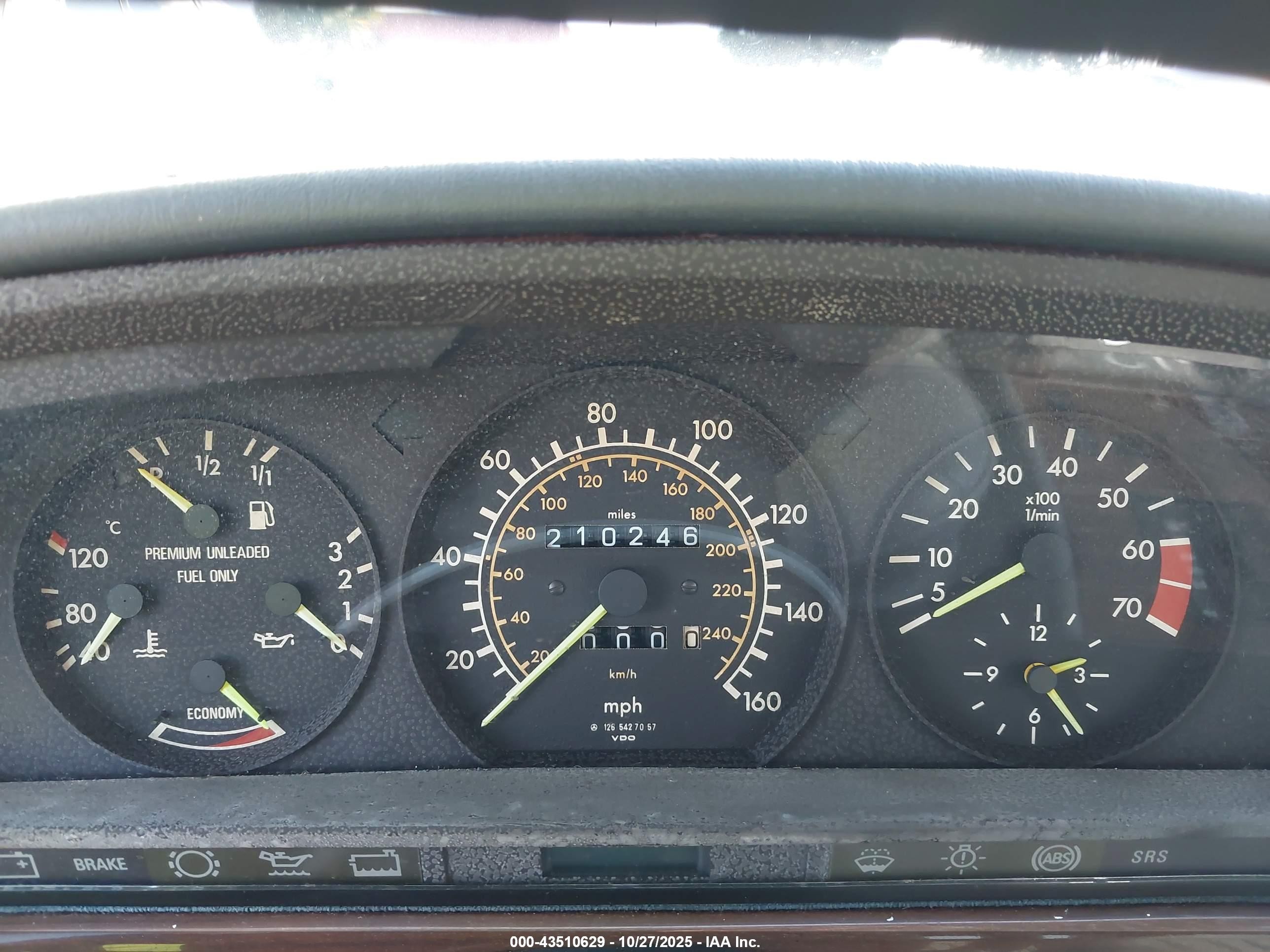 1988 Mercedes-benz 420 Sel Gray vin: WDBCA35D5JA397688